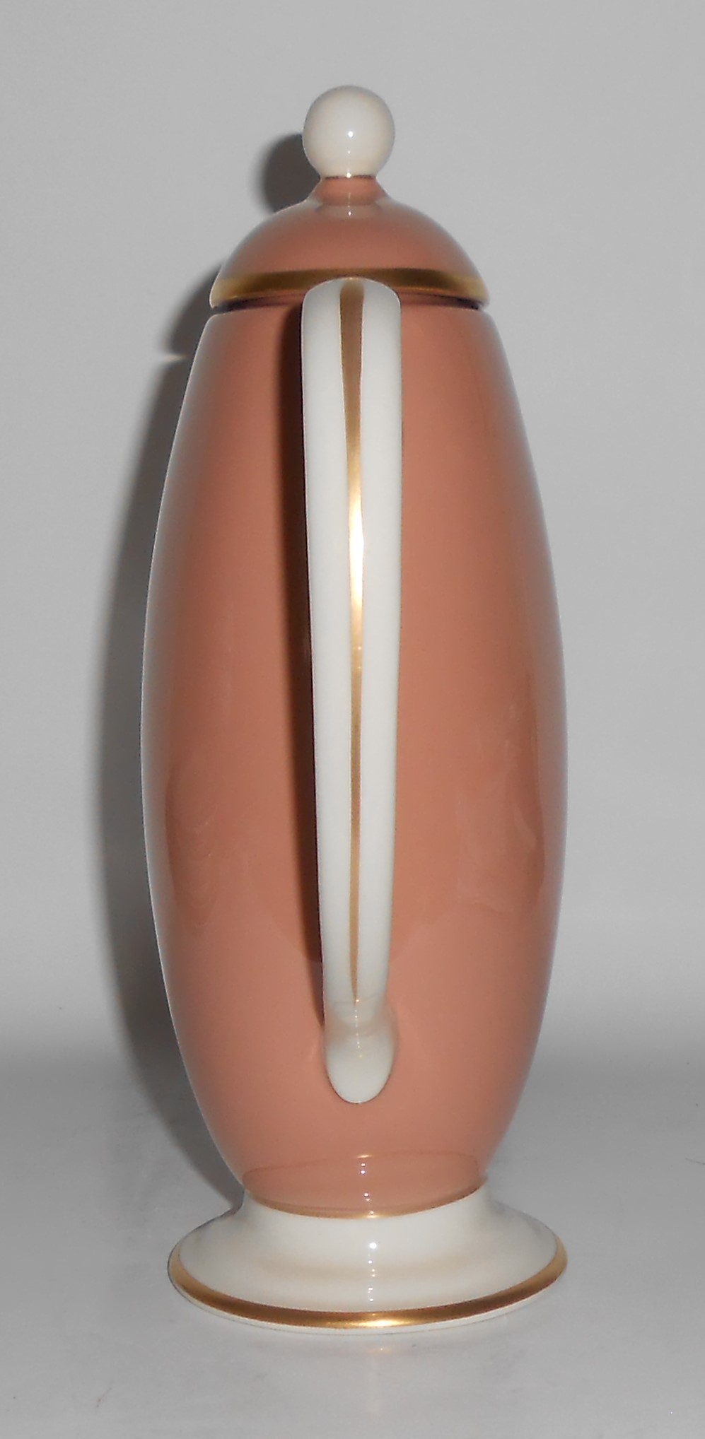 Franciscan Fine China Palomar Pink / Gold Coffeepot w/L