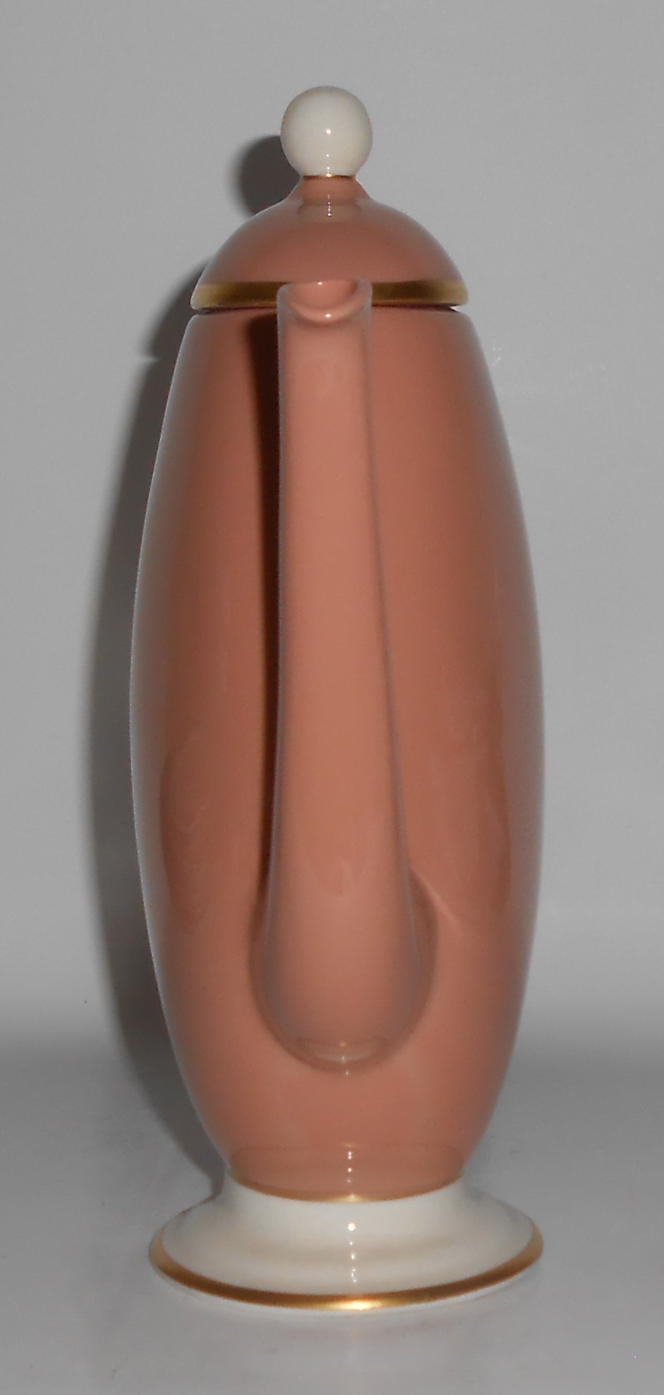 Franciscan Fine China Palomar Pink / Gold Coffeepot w/L
