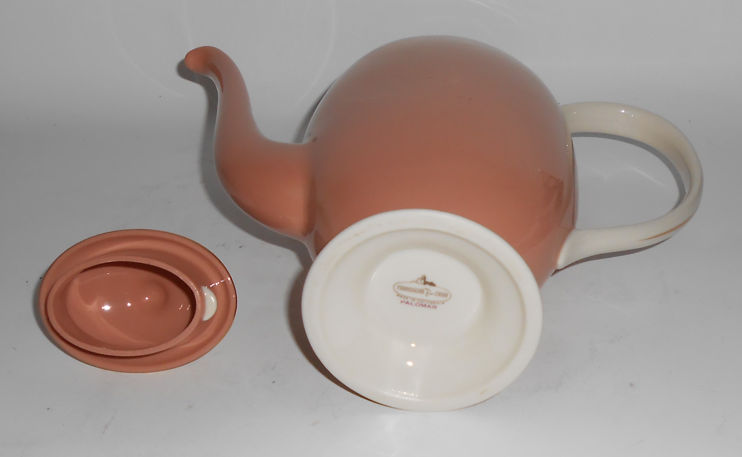 Franciscan Fine China Palomar Pink / Gold Coffeepot w/L