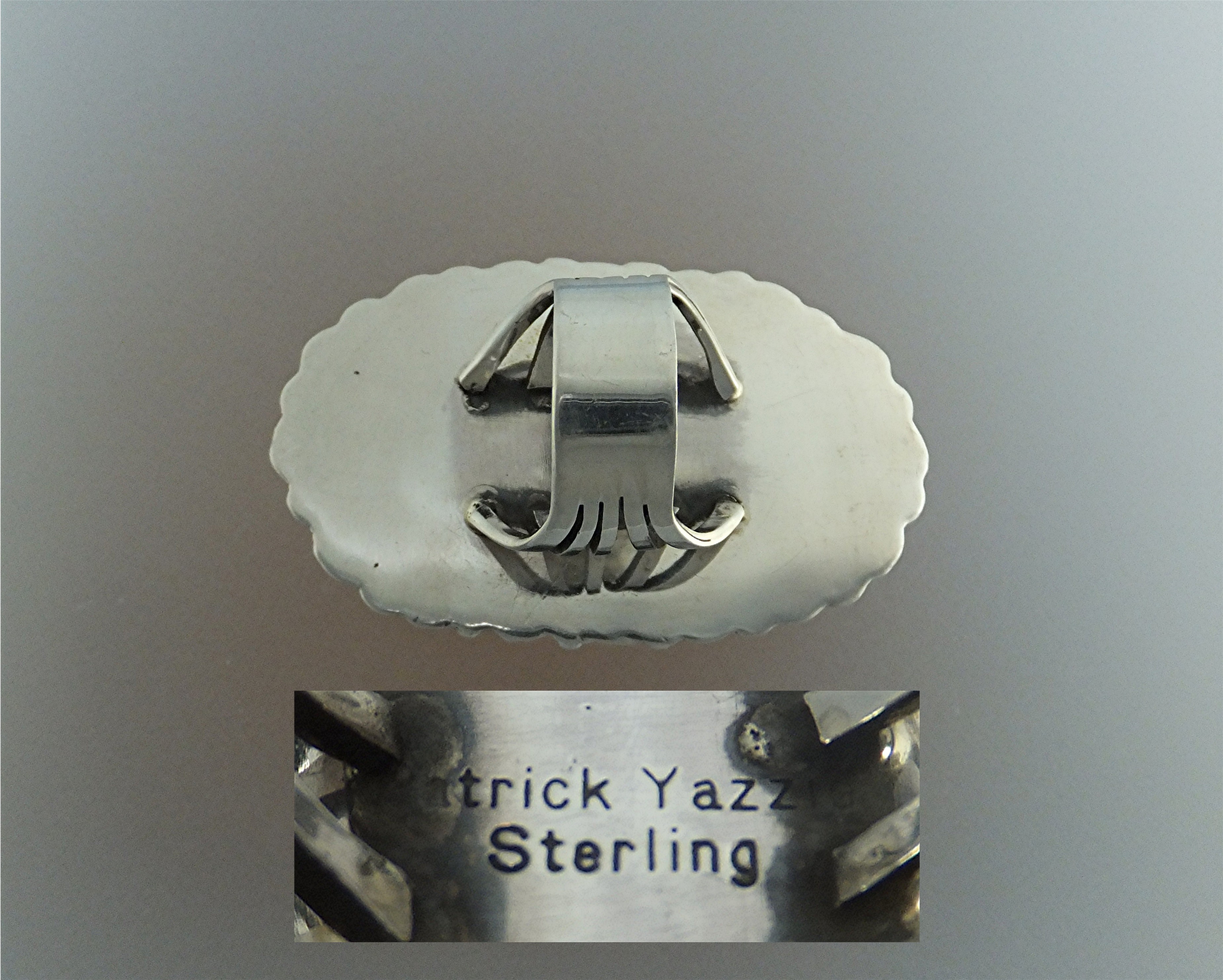 Carico Lake Turquoise Coral Sterling Silver P Yazzie Ri