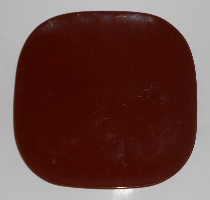 VINTAGE Franciscan Pottery Tiempo Hot Chocolate Brown Dinner Plate #1