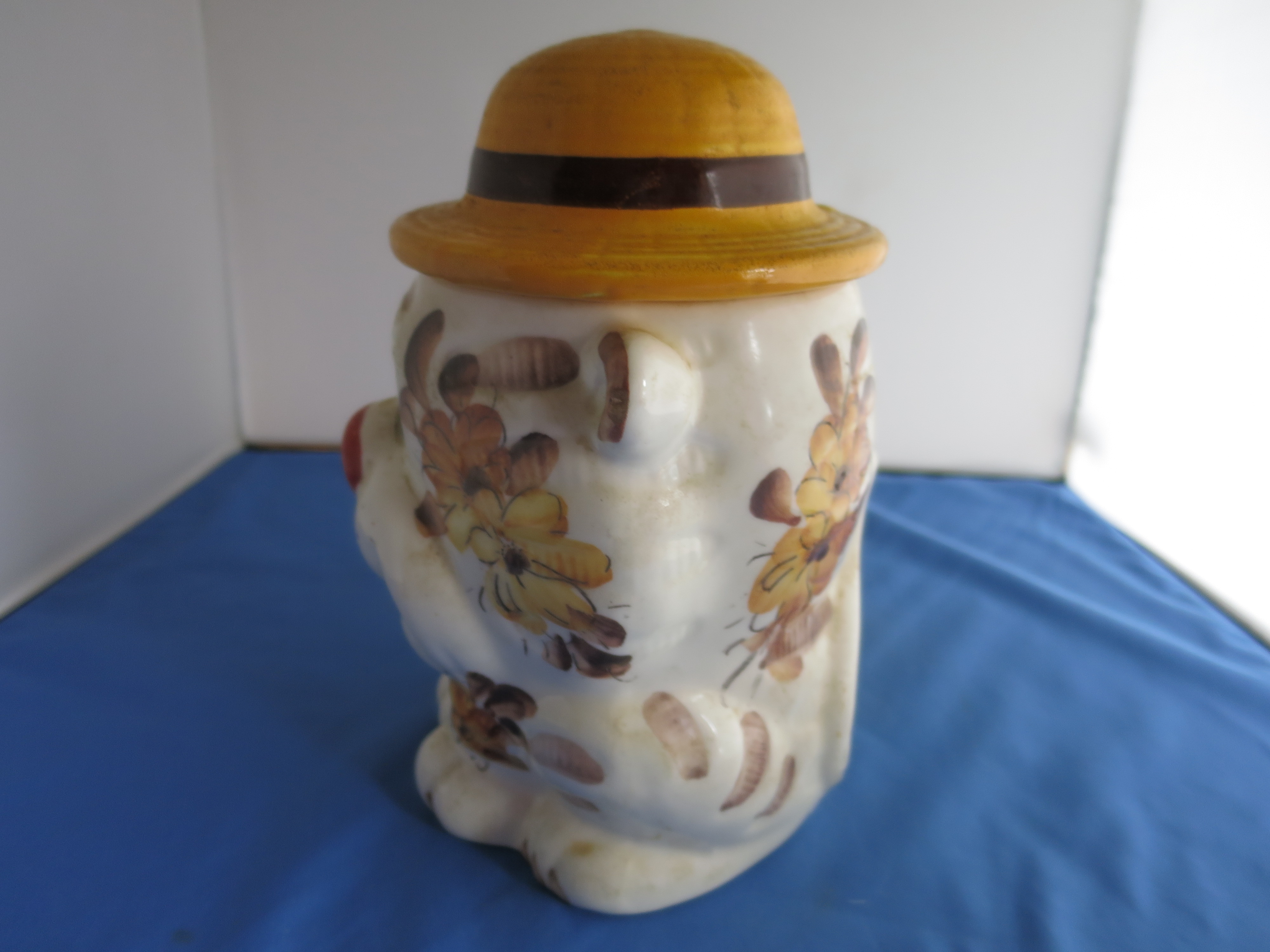 Vintage Lion Cub Cookie Jar Cracker Jar Brazil