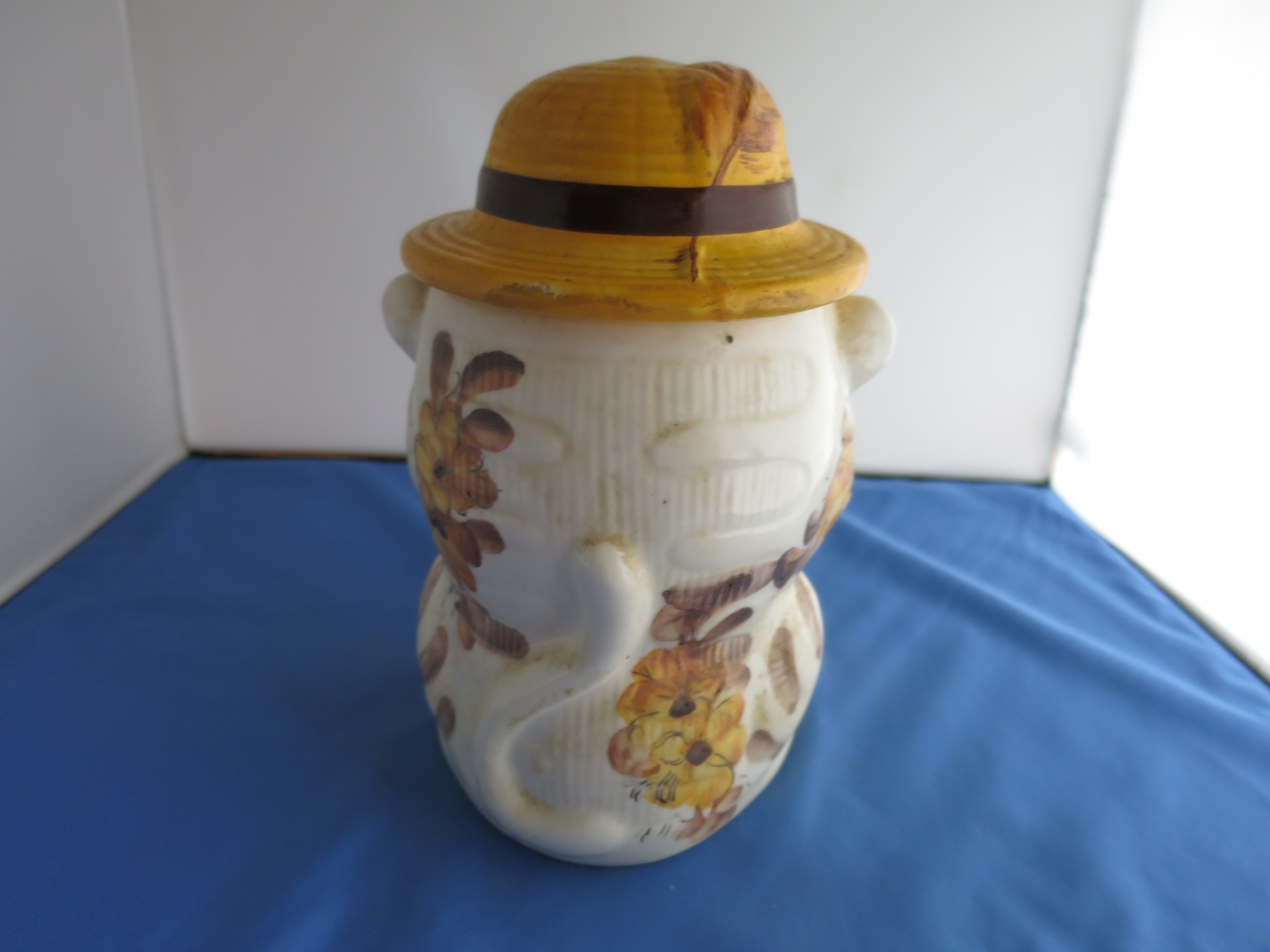 Vintage Lion Cub Cookie Jar Cracker Jar Brazil