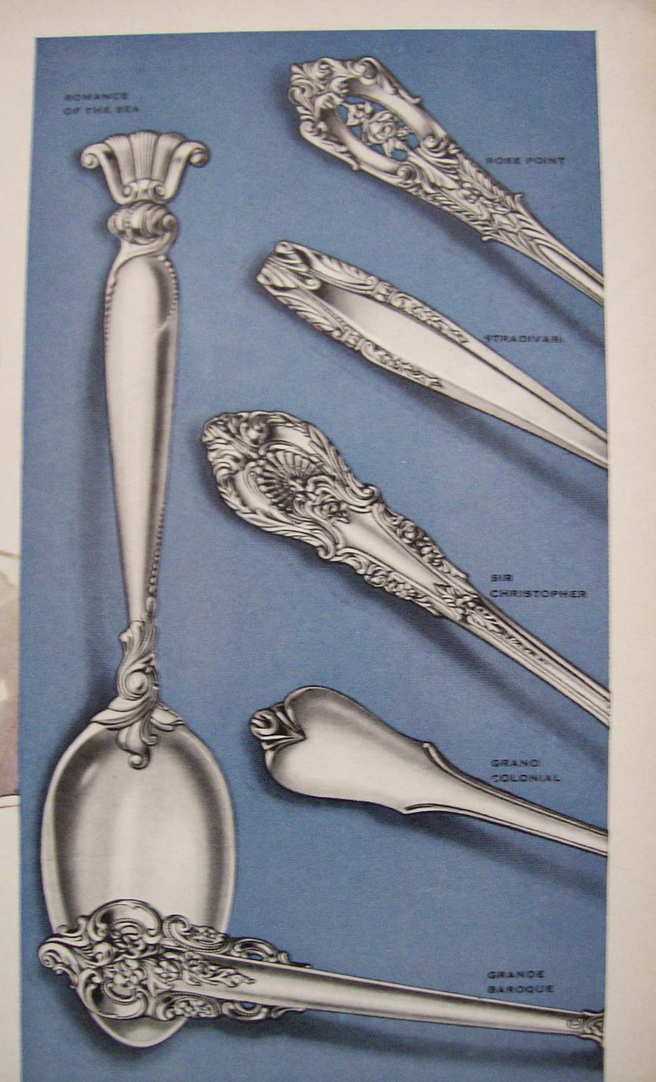 1951 Wallace Sterling Silver with 6 Different Styles