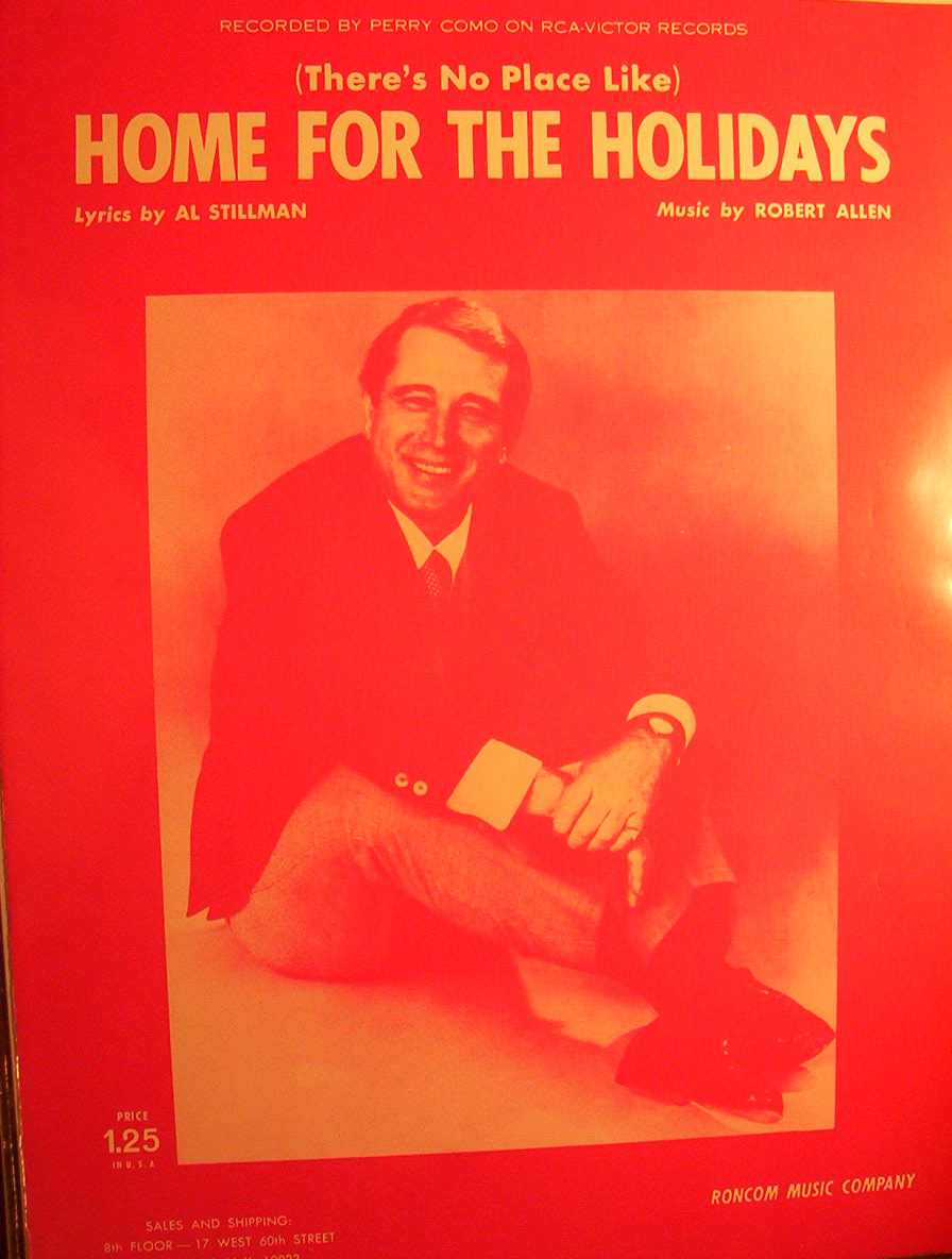 Sheet Music For 1954 Home For The Holidays