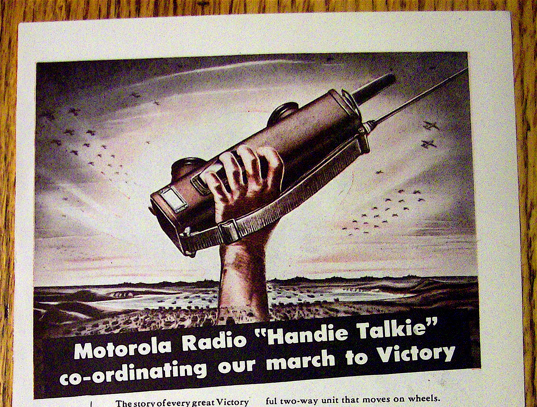 1944 Motorola Radio with Handie Talkie