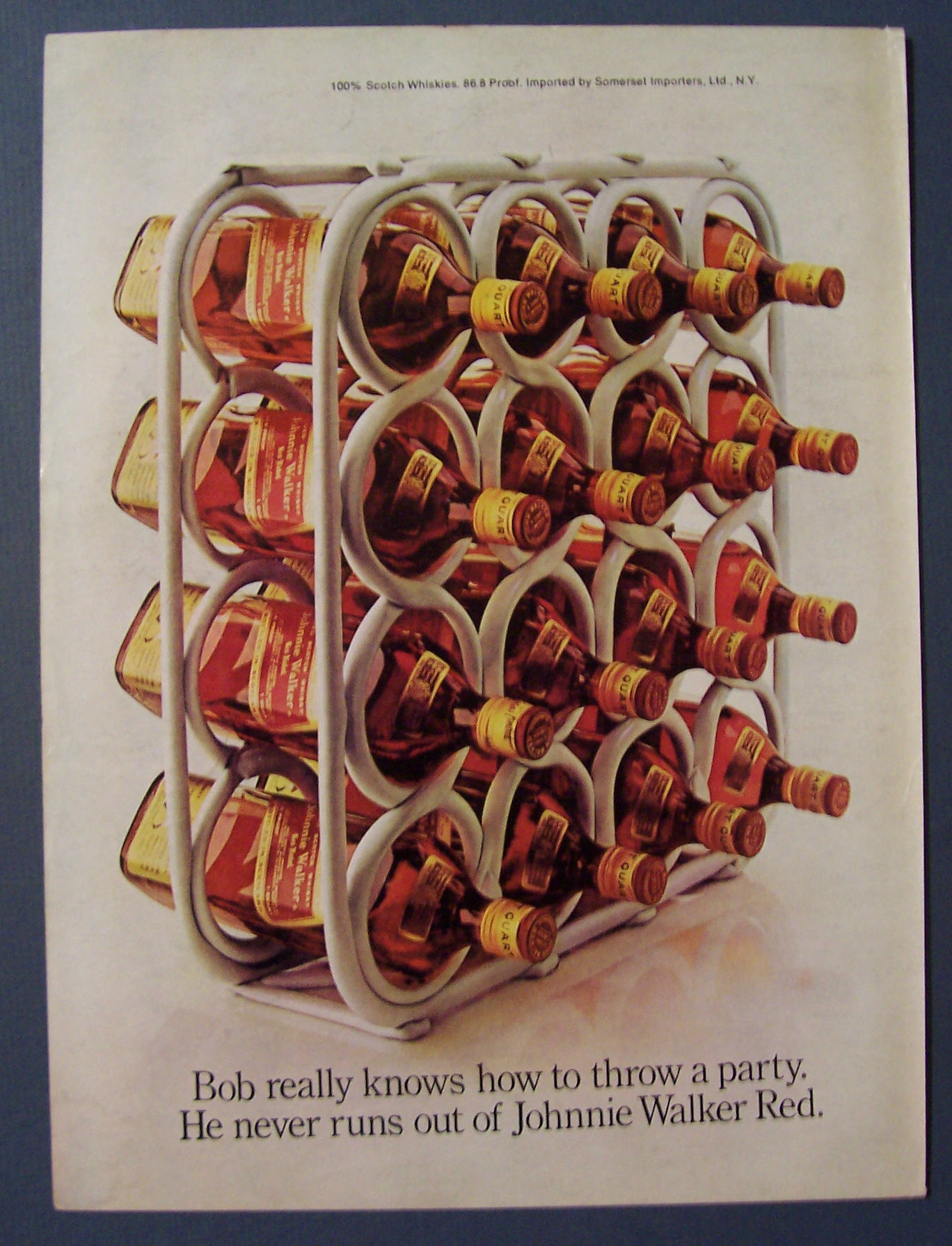1974  Johnnie  Walker  Red  Whiskey