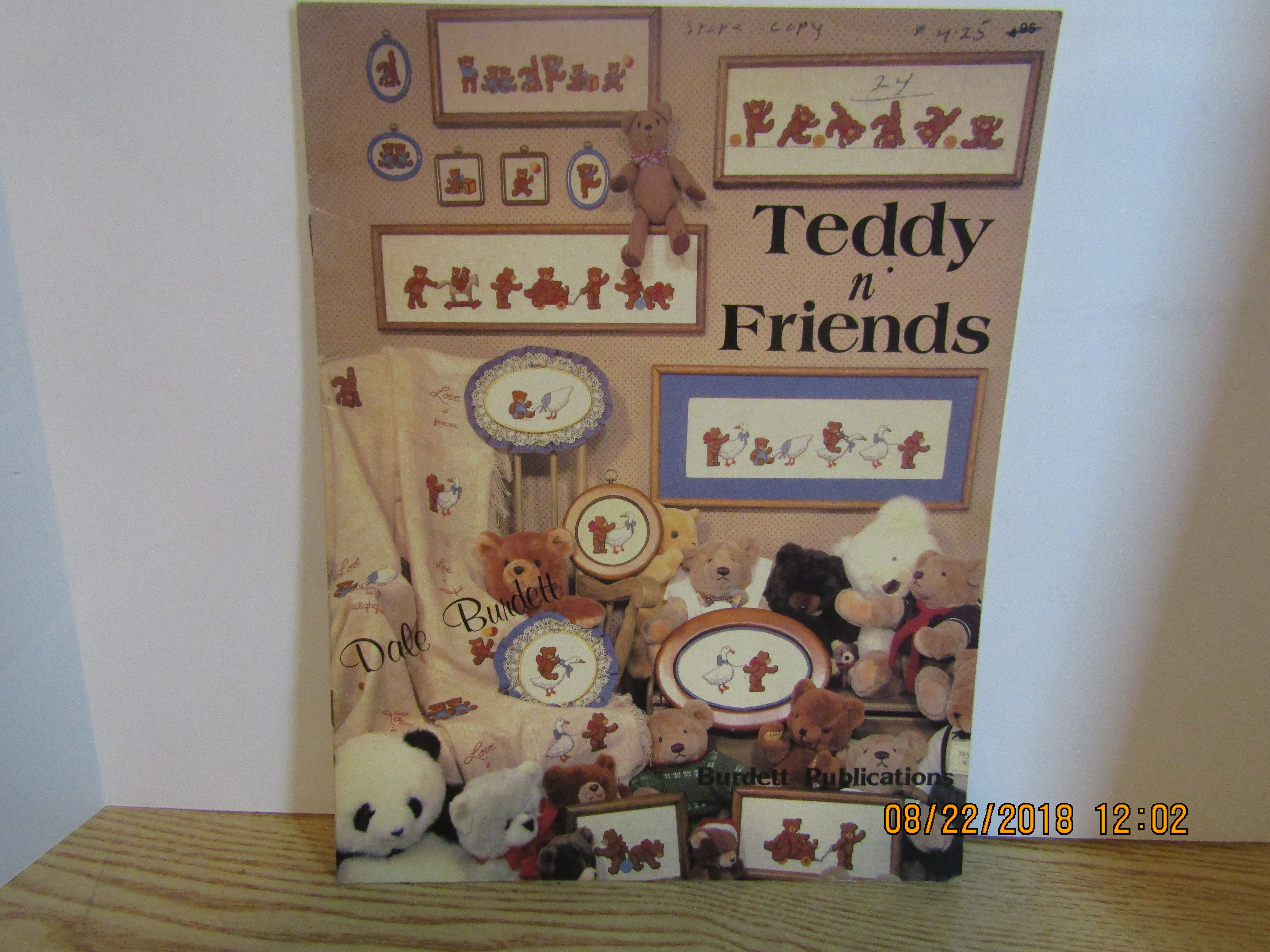 Burdett Cross Stitch Craft Book Teddy-n-Friends #1