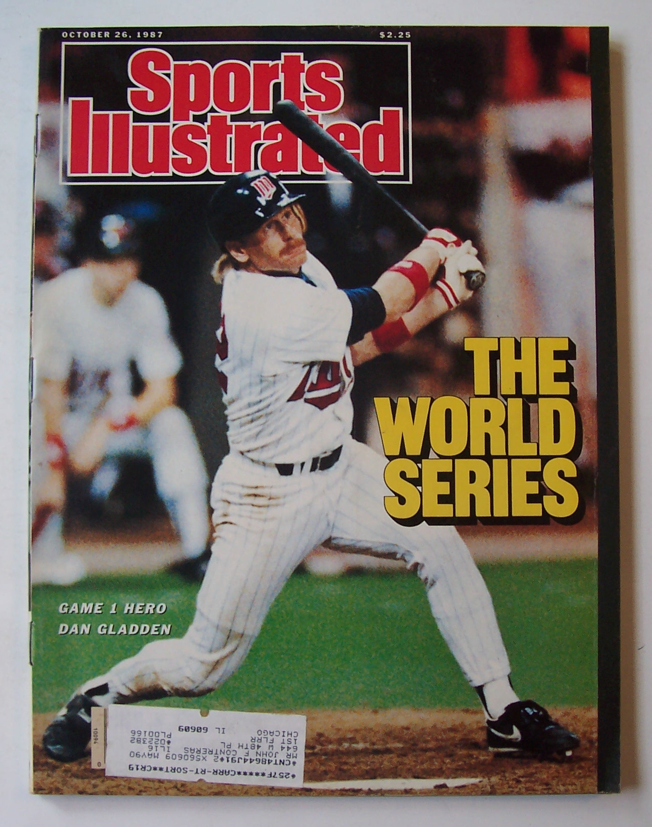Sports Illustrated Magazine -Oct 26, 1987- Dan Gladden