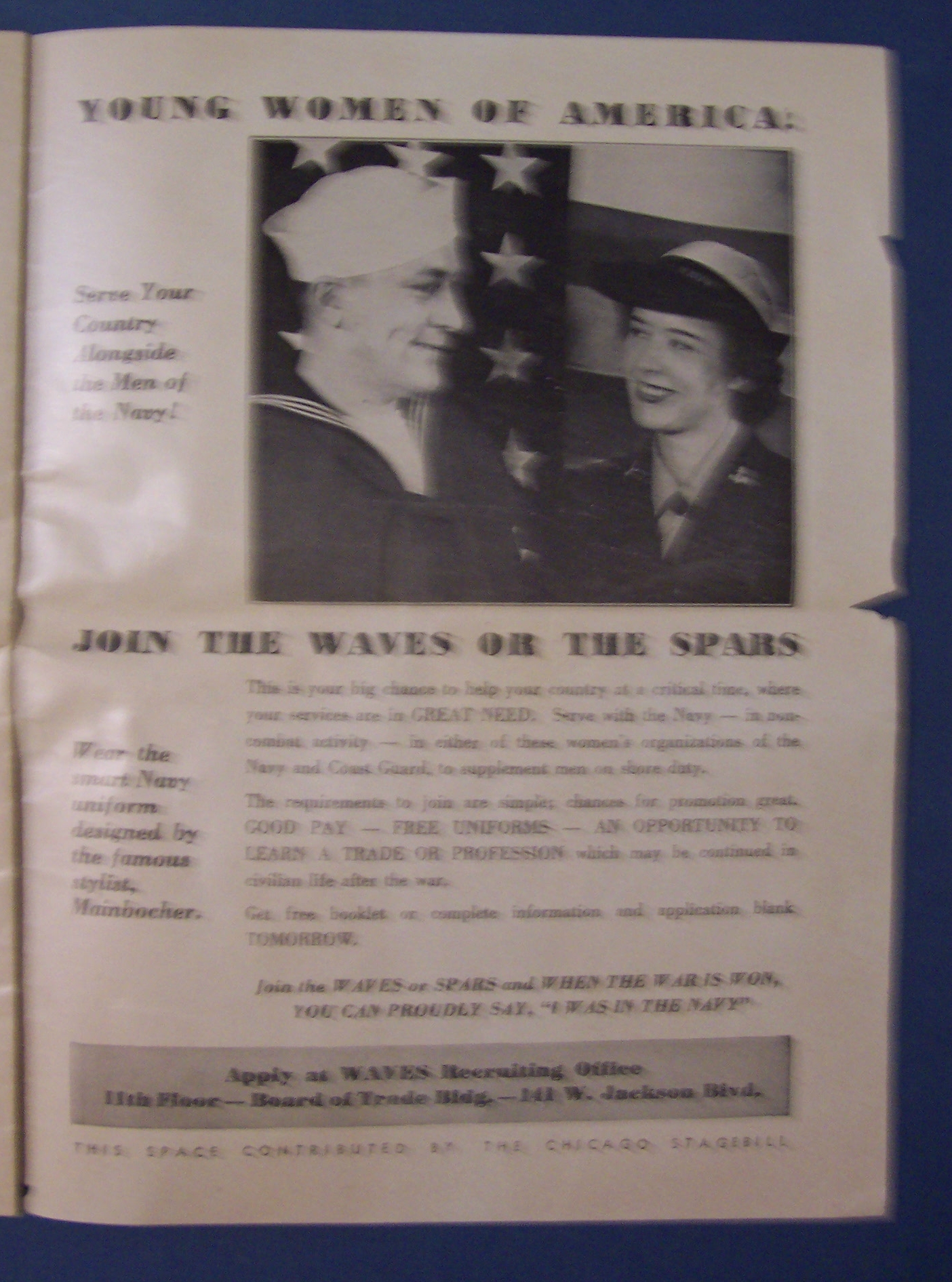 Chicago Stagebill - April 12, 1942 - Good Night Ladies