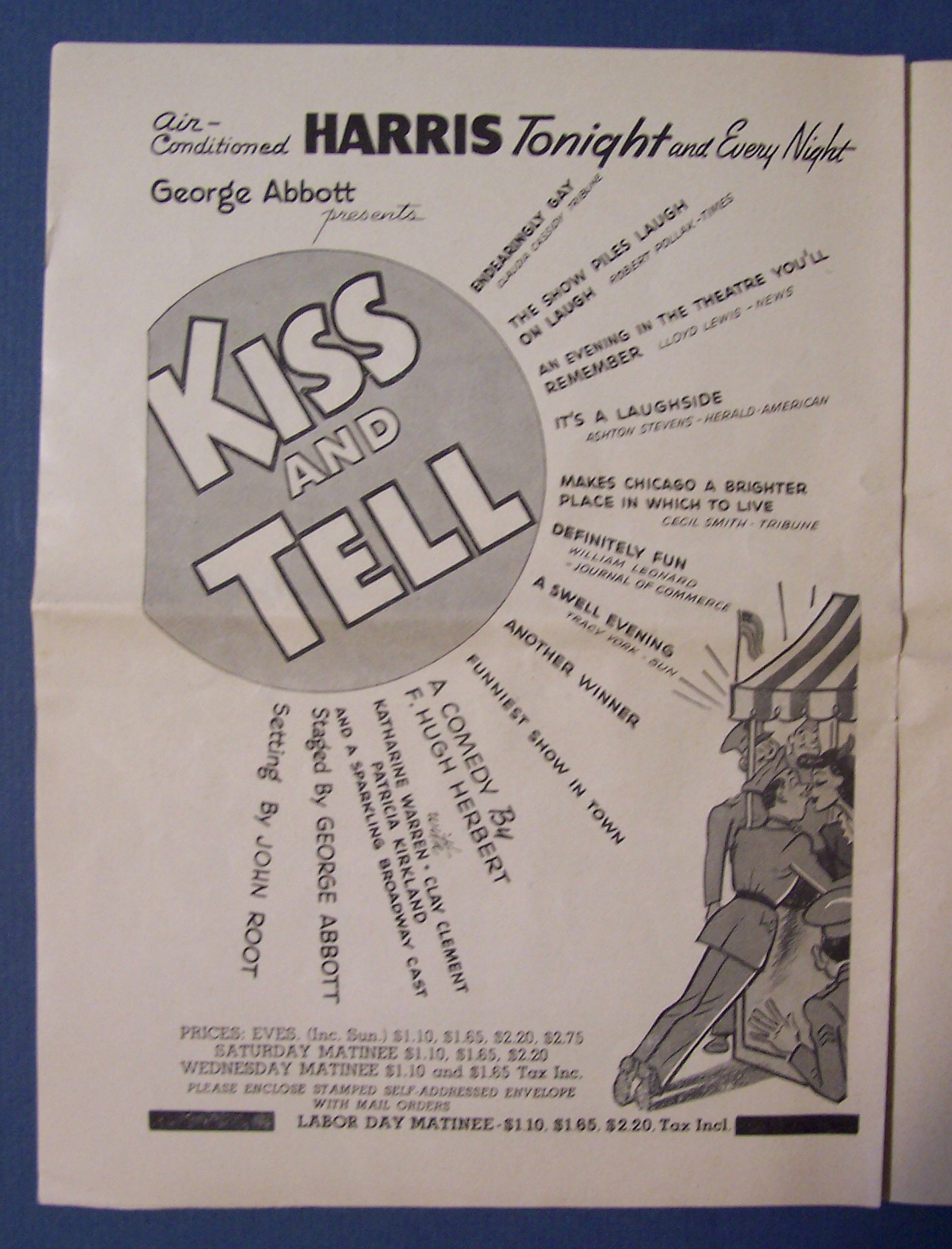 Chicago Stagebill - April 12, 1942 - Good Night Ladies