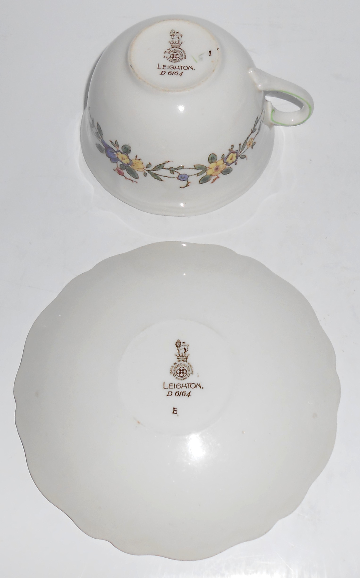 Royal Doulton China Leighton Cup & Saucer Set! MINT