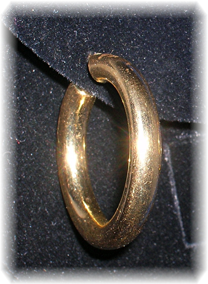 Earrings 14K Yellow Gold Hoop