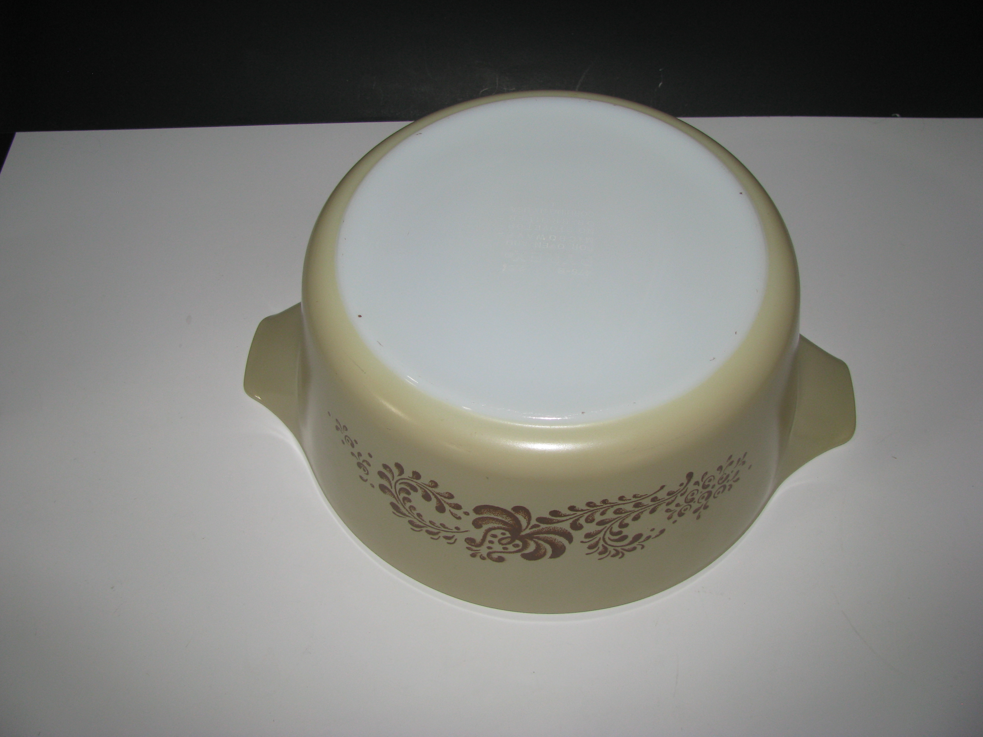 Vintage Pyrex Homestead 475 Cinderella Casserole Dish