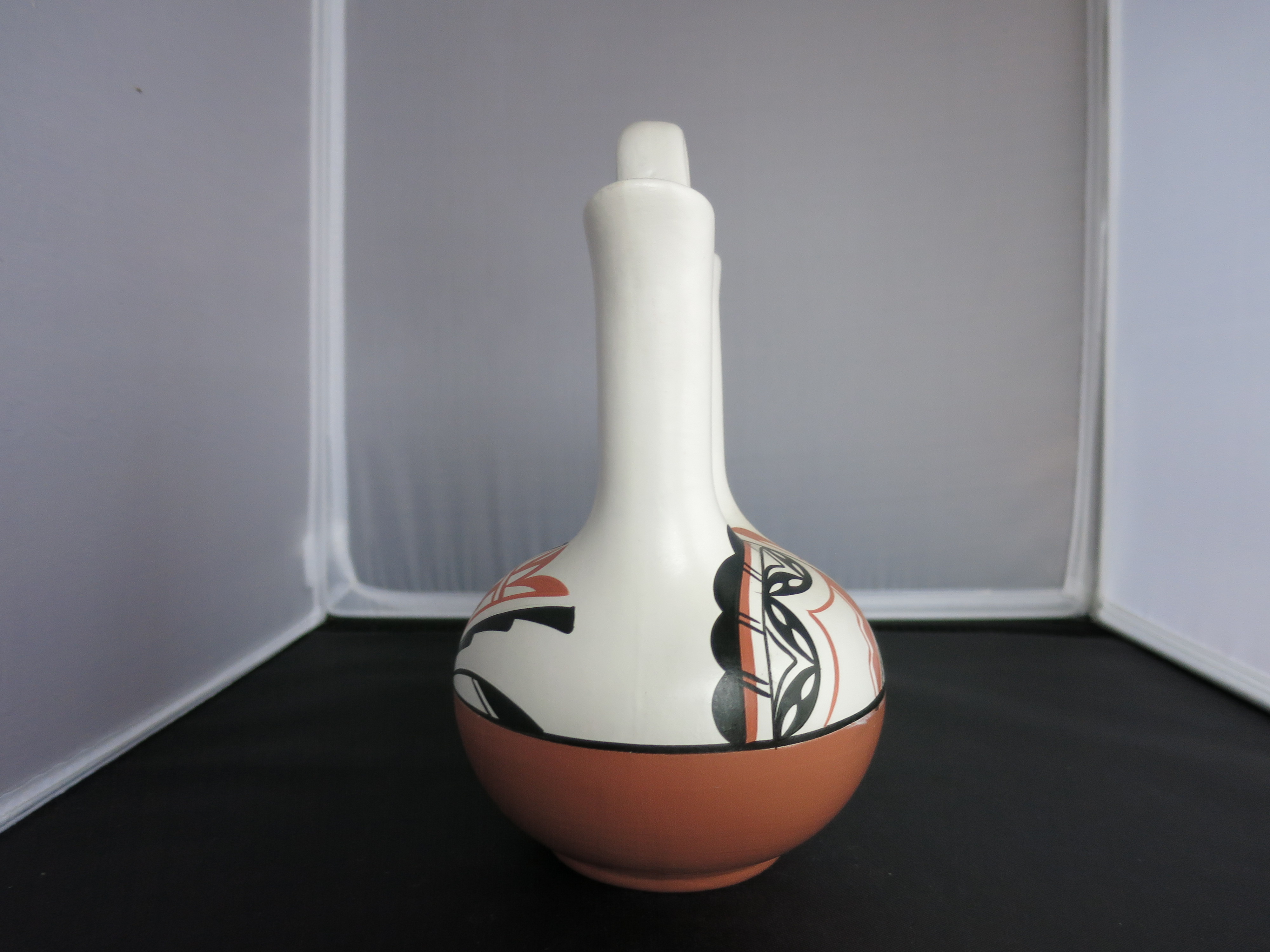 d tosa Dorela Tosa Jemez Navajo Wedding Vase signed