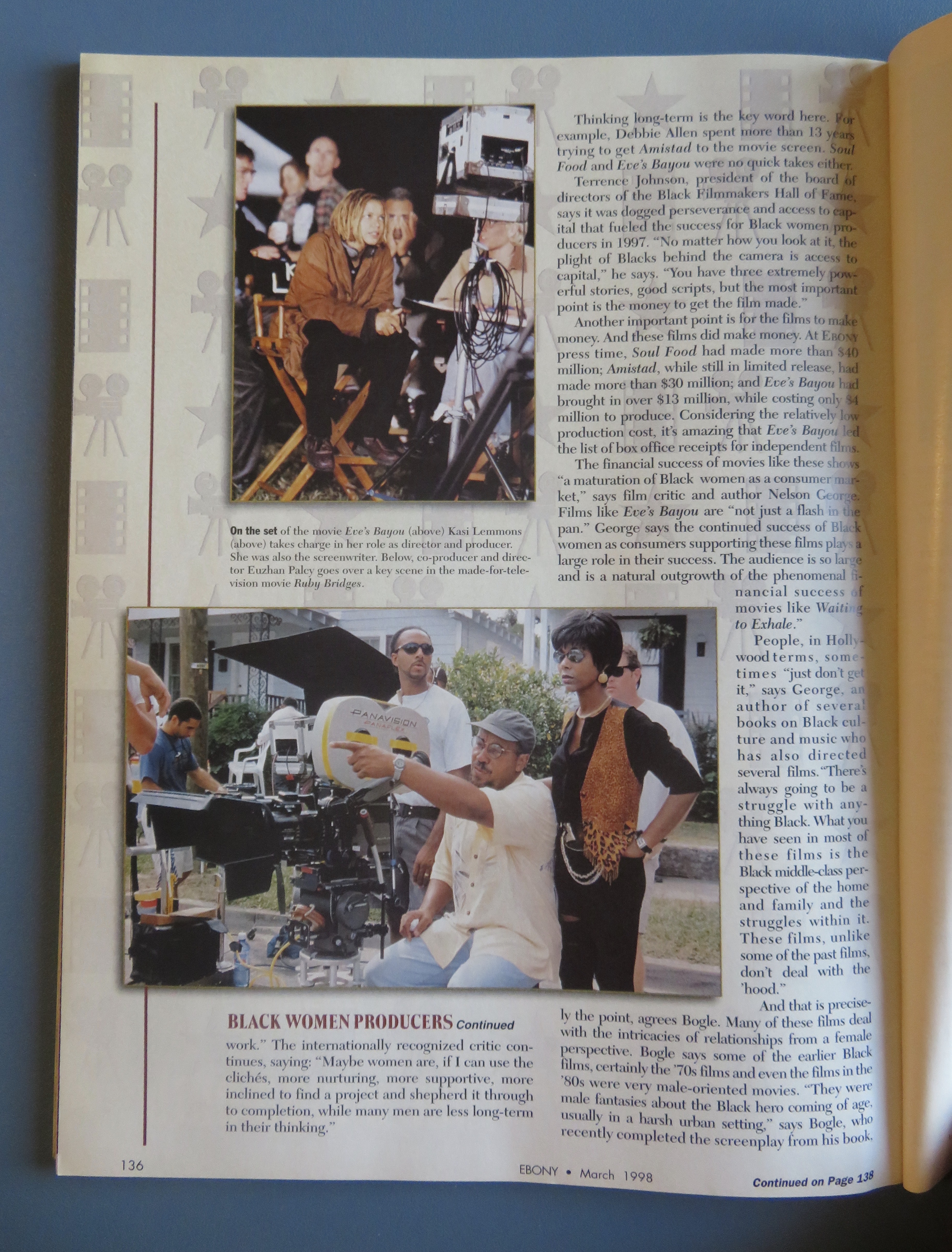 Ebony Magazine - March 1998 - Oprah, Whitney & More