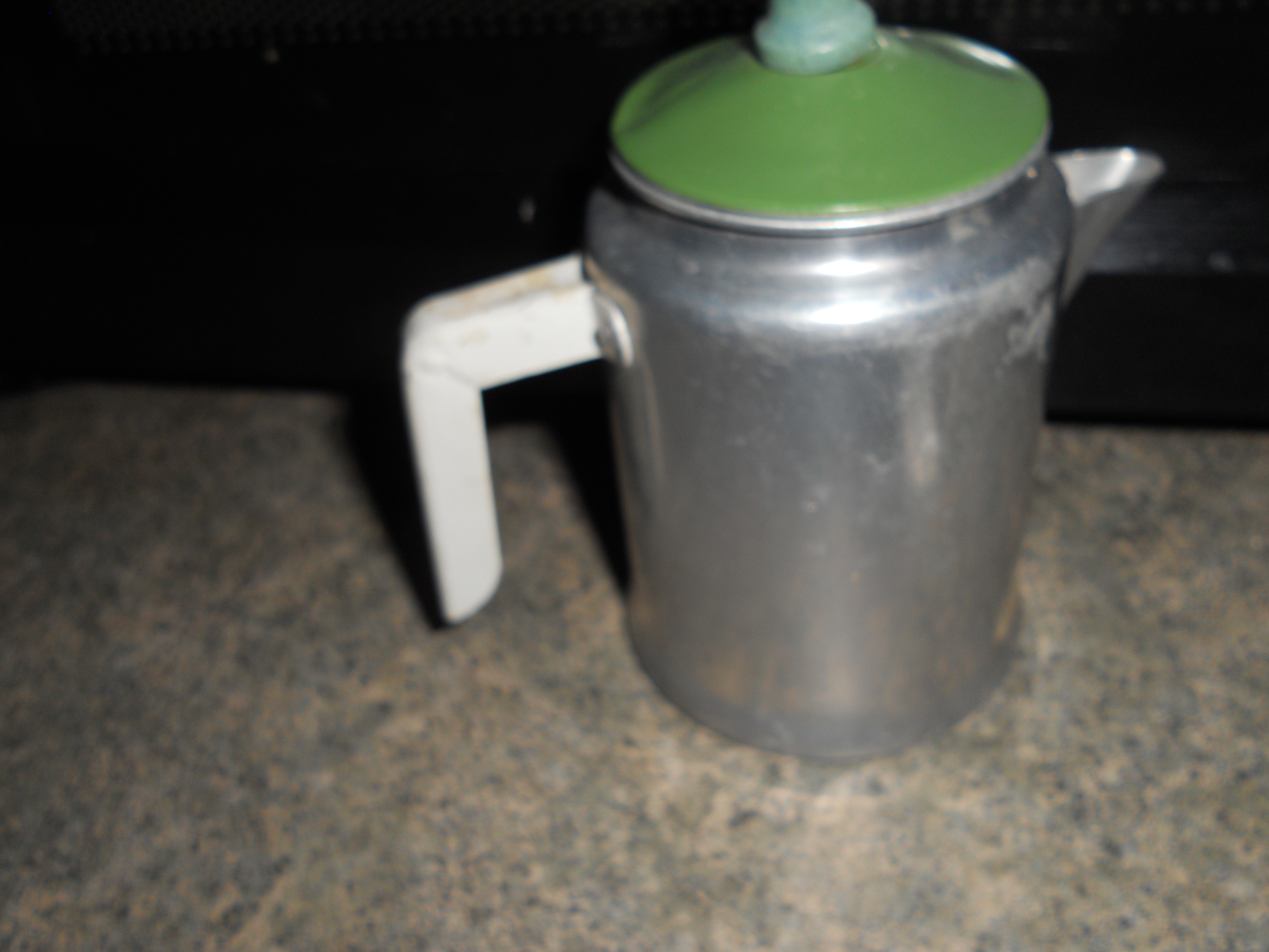 Vintage Coffee Pot Aluminum Dolls Childs Play