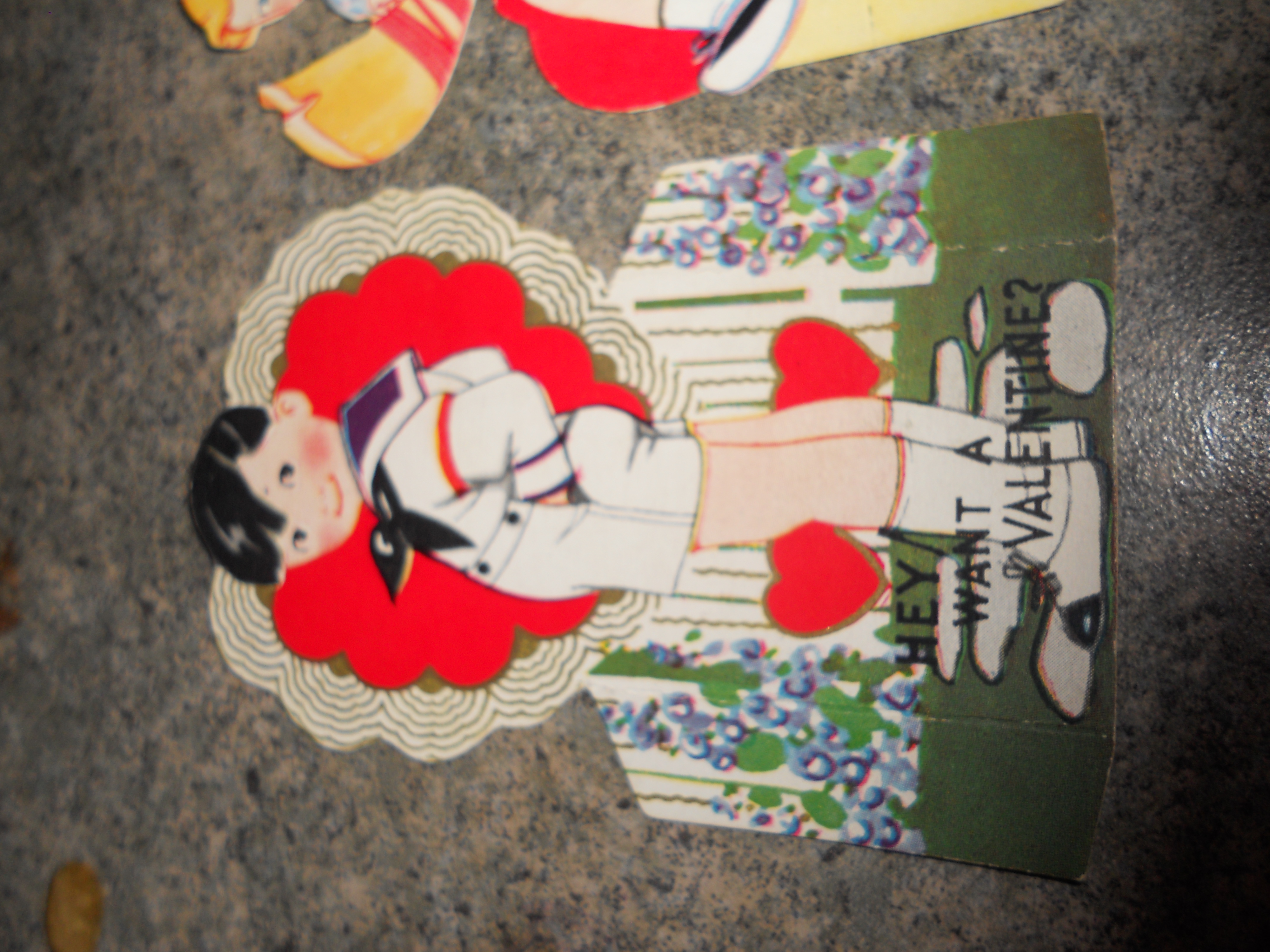 Carrington Valentine Cards Pair, Stand Ups