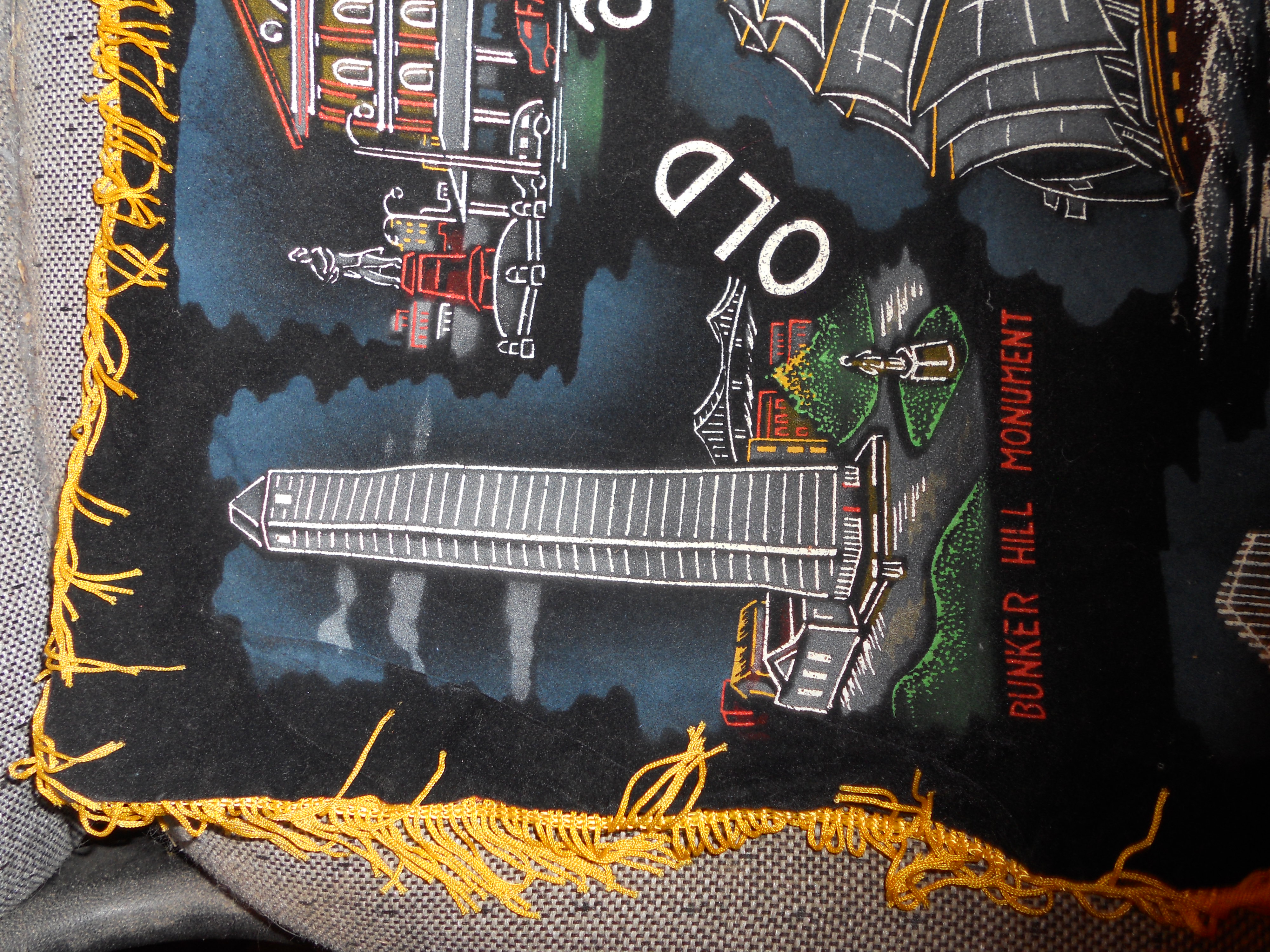 Old and New Boston Pillow Cover