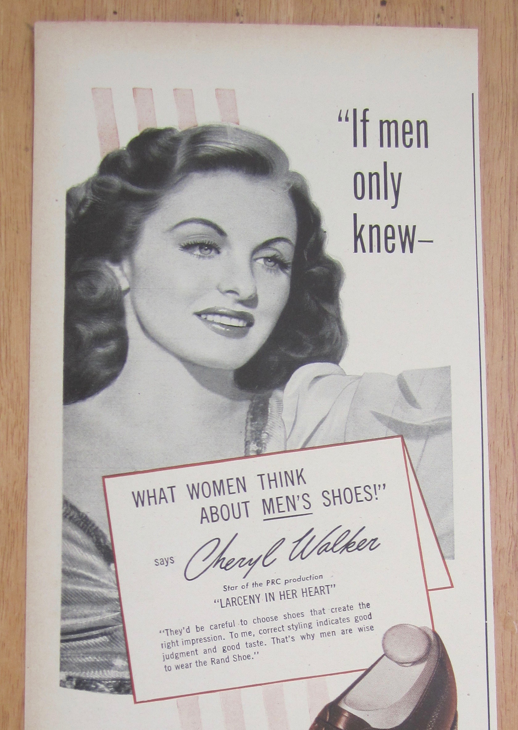 1946 Rand Shoes with Cheryl Walker