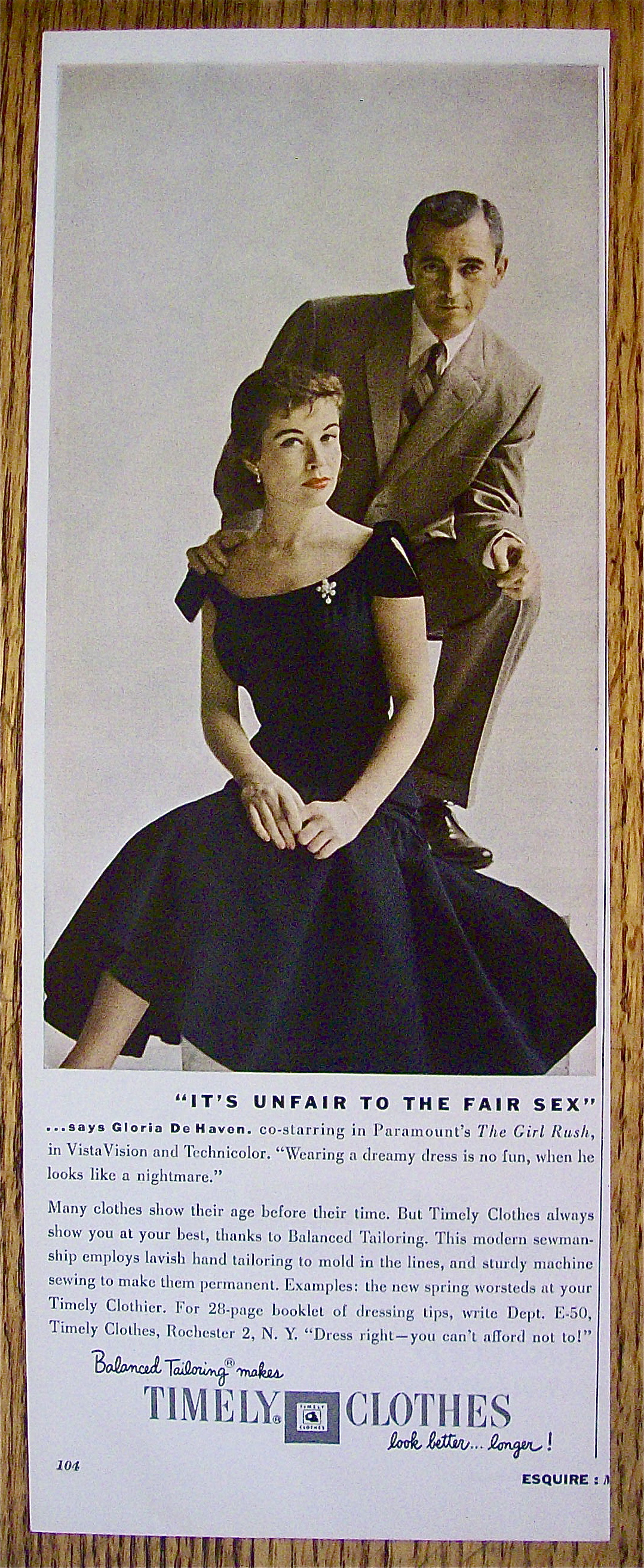 1956 Timely Clothes with Gloria De Haven
