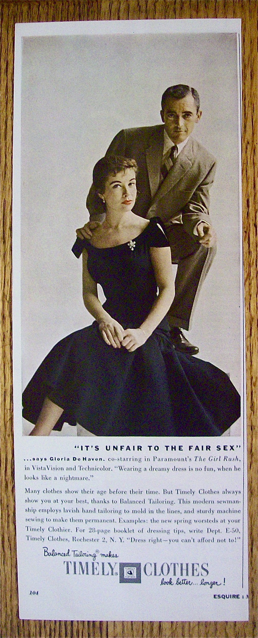1956 Timely Clothes with Gloria De Haven