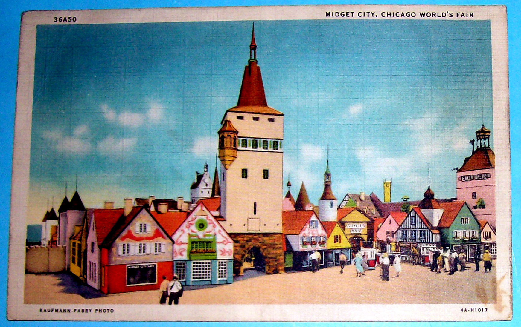1933 Century of Progress, Midget City Postcard