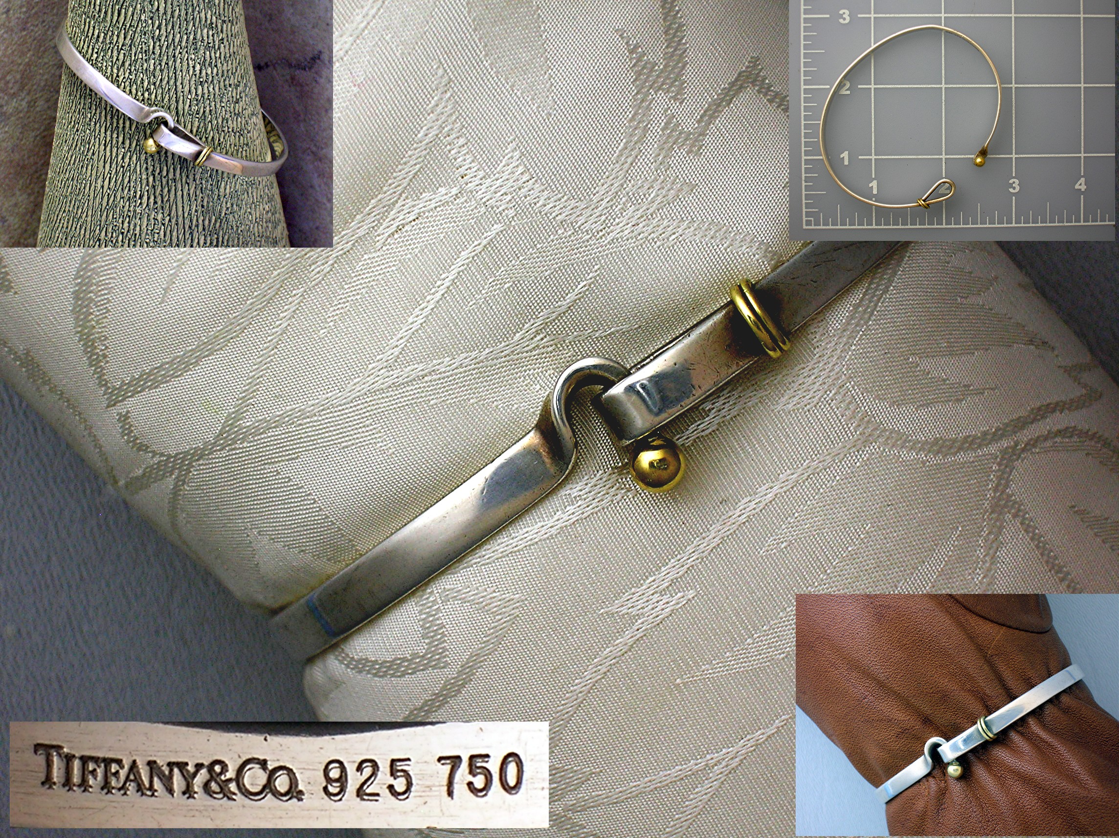 Bracelet TIFFANY 18K Yellow Gold Sterling Silver