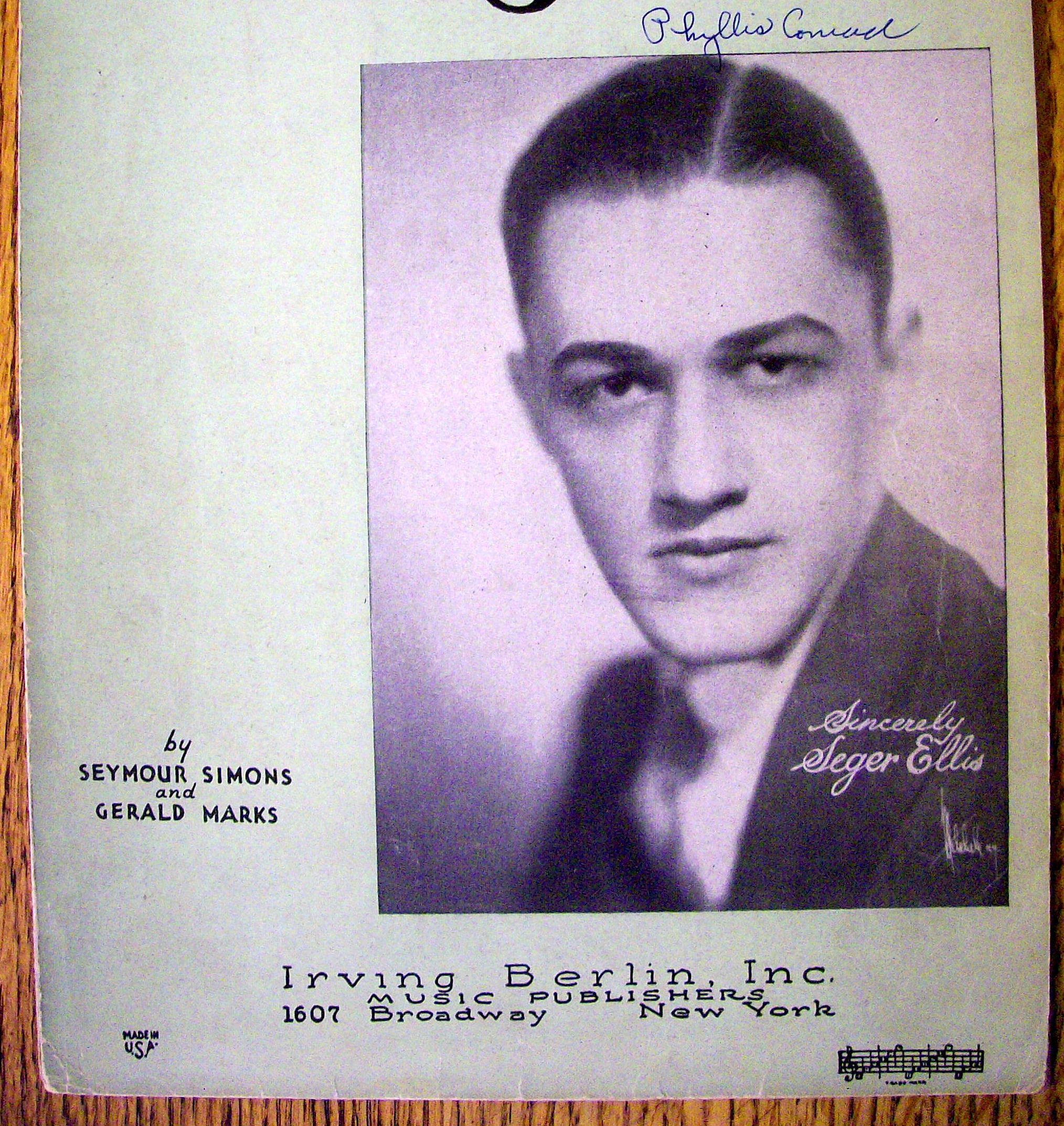 Sheet Music For 1931 All Of Me