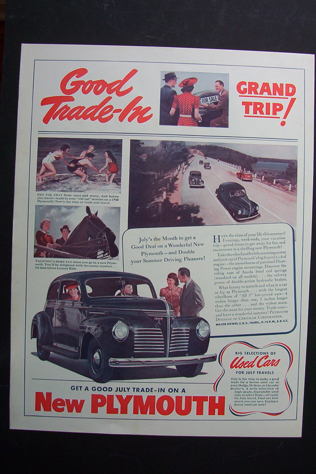 1940 Plymouth Cars with Get a Good Trade