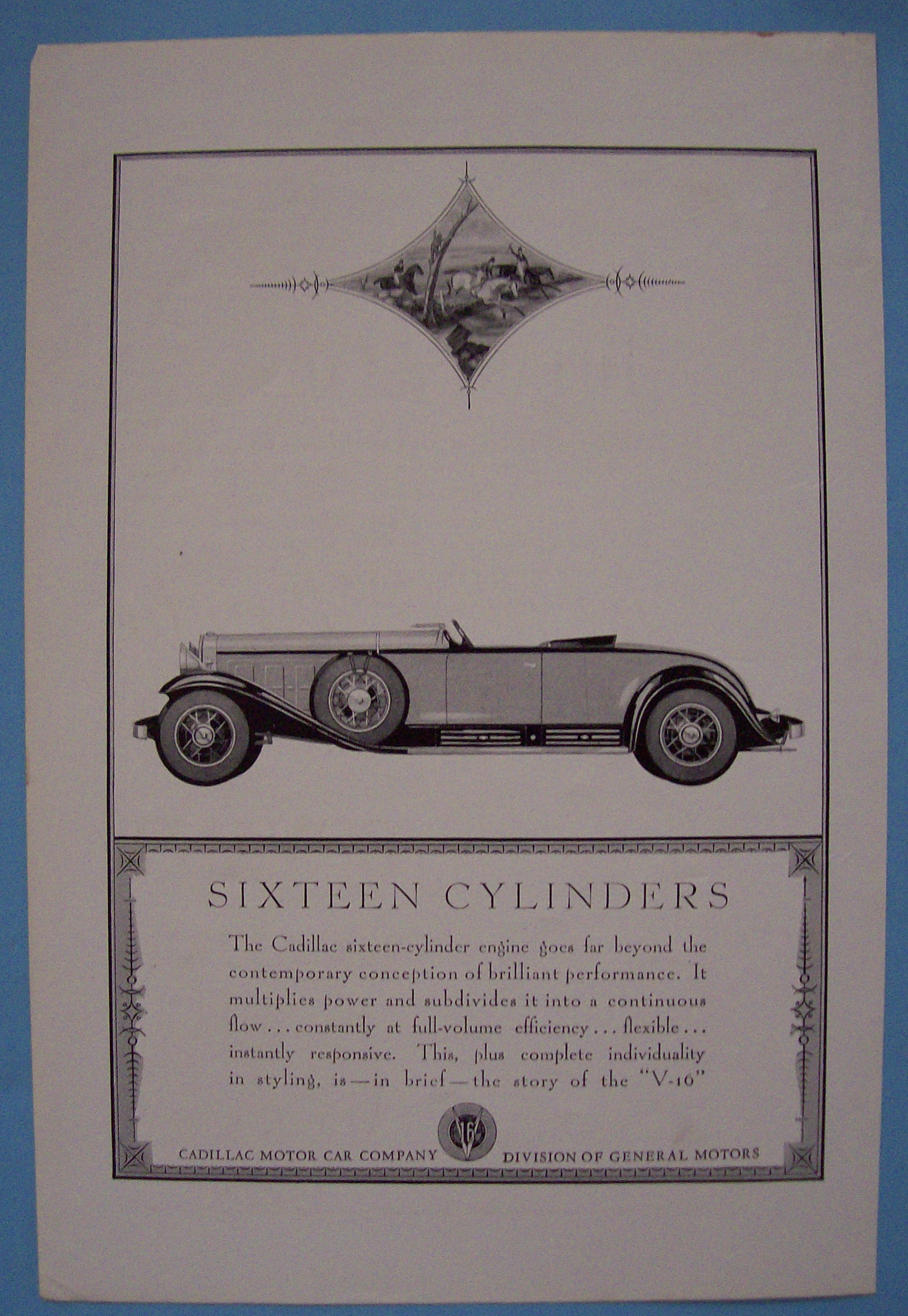 Vintage Ad: 1930 Cadillac Sixteen Cylinder