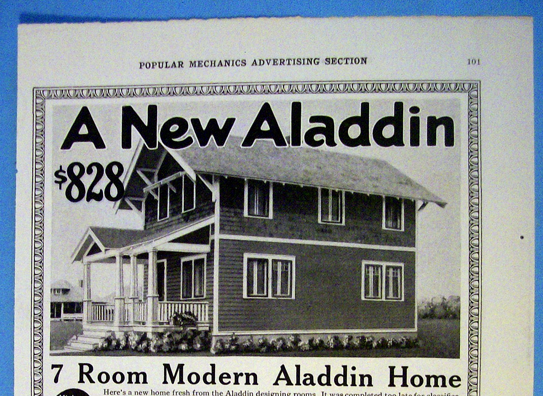 1916 Aladdin Home with 7 Room Modern Aladdin Home