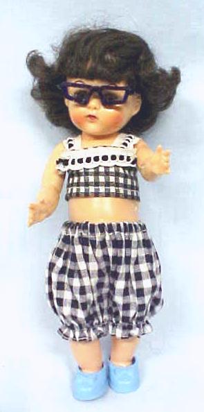 Doll Virga Pam Ginger  in Sun Suit + Glasses