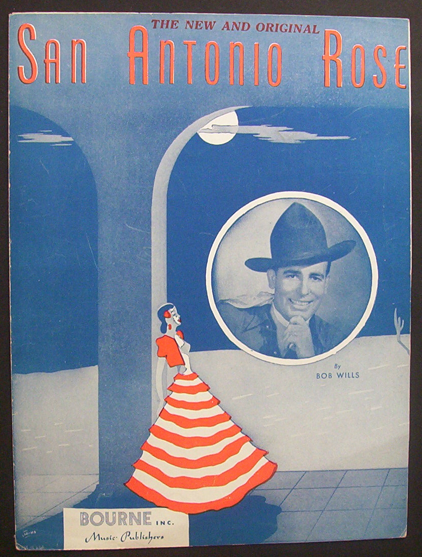 Sheet Music For 1940 San Antonio Rose By Bob Willis