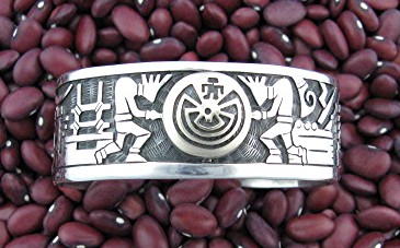 Navajo 14K Gold Sterling Silver Francis Leekya Cuff