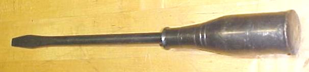 Screwdriver Solid Brass Handle Machinist Heavy Duty