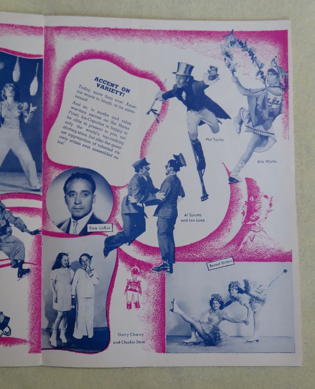 Original 1945 Sexy George Petty Pin Up Girl Ice Capades Program