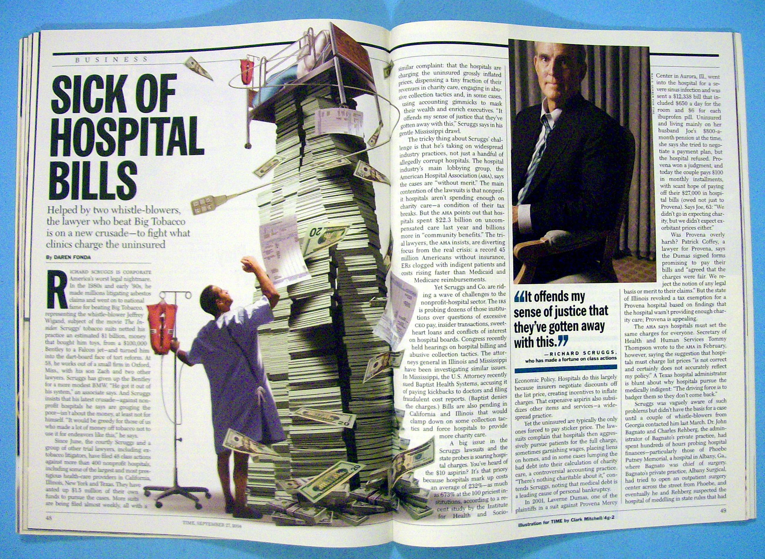 Time Magazine September 27, 2004 Who Owns The Truth?