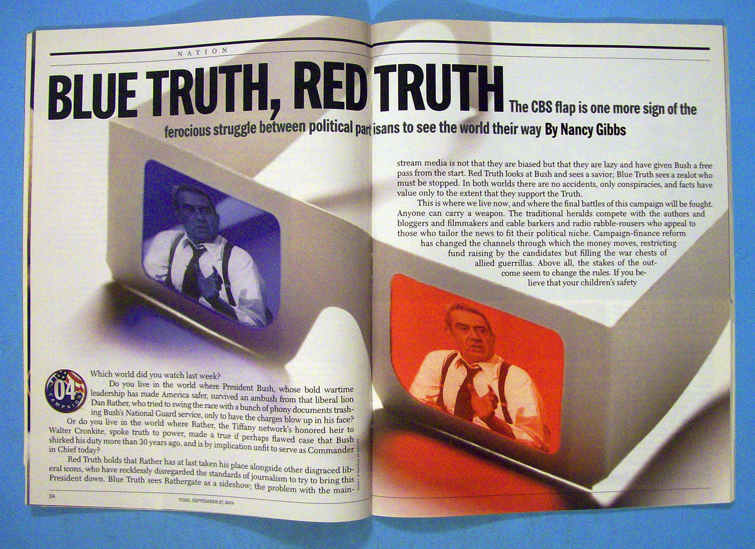Time Magazine September 27, 2004 Who Owns The Truth?