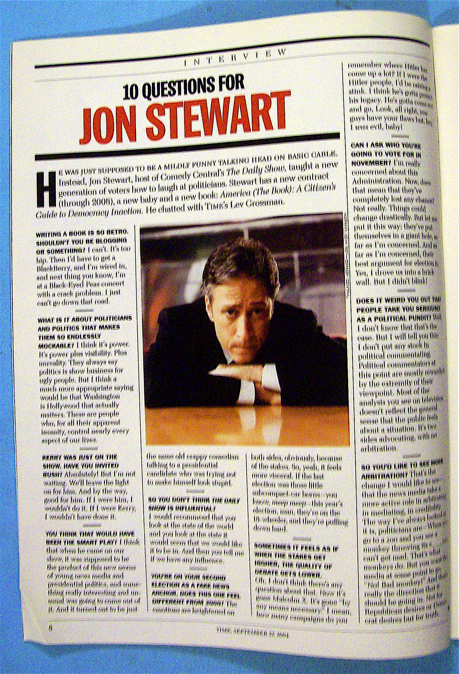 Time Magazine September 27, 2004 Who Owns The Truth?