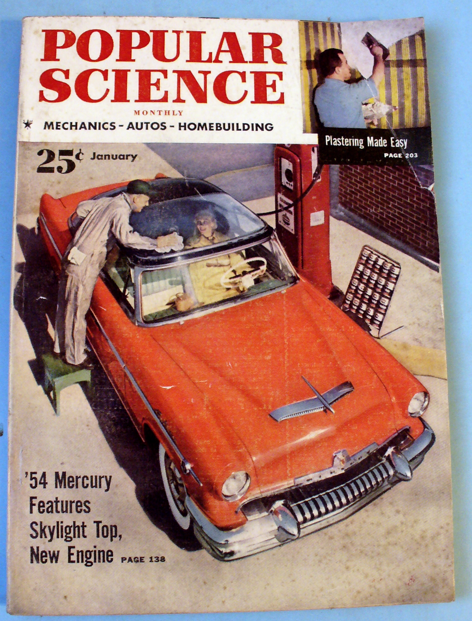 Popular Science-January 1954-'54 Mercury