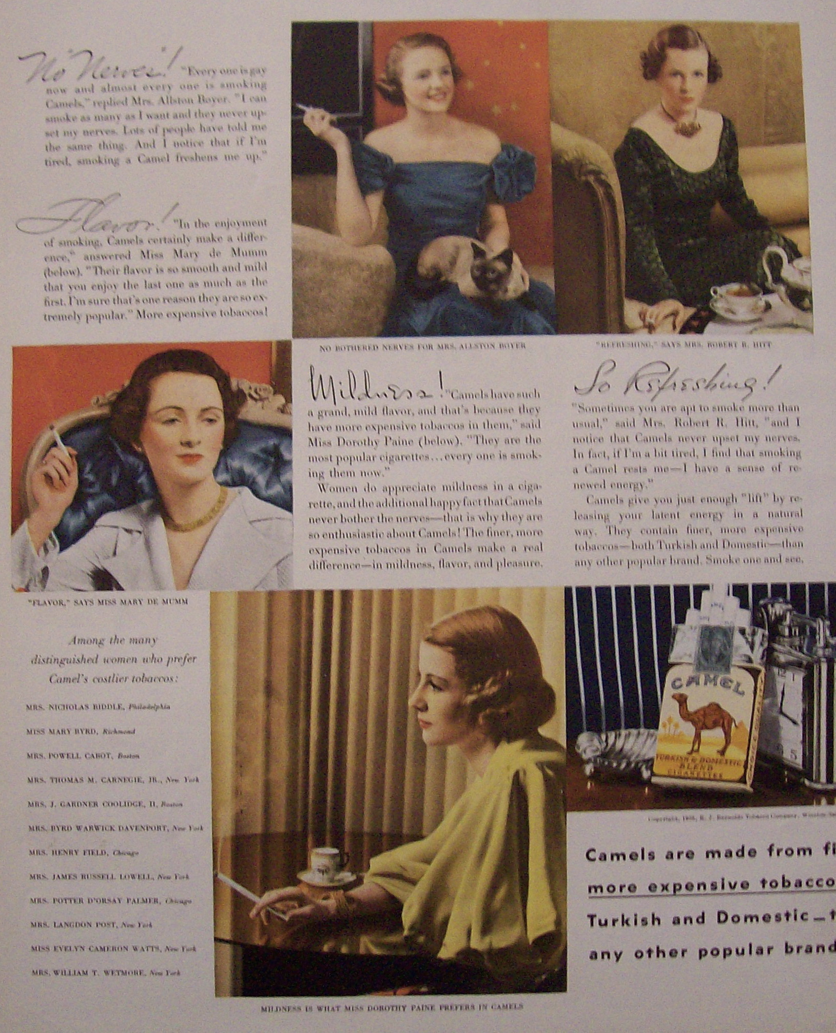 Vintage Ad: 1935 Camel Cigarettes