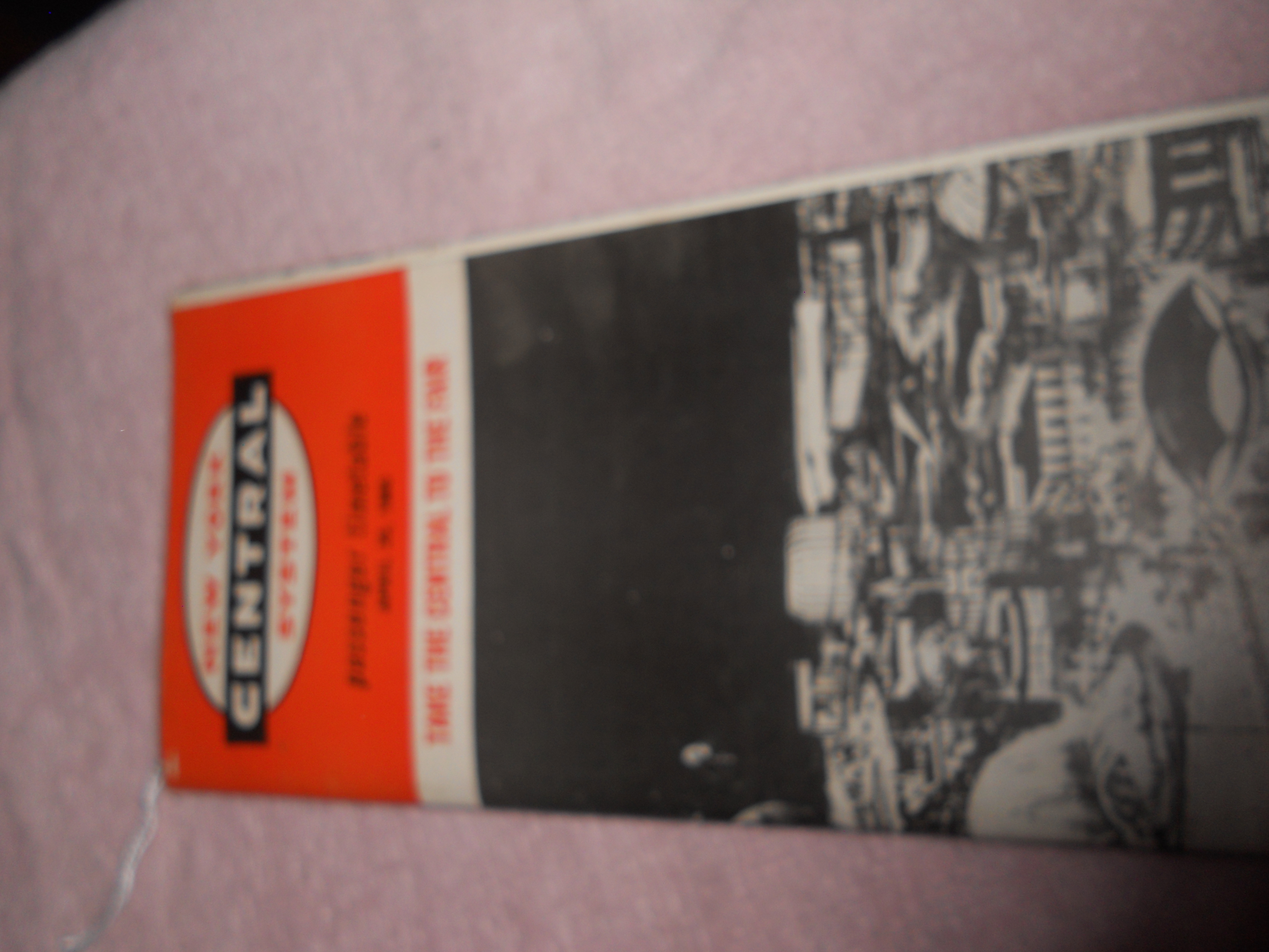 Worlds Fair Train Table 1965 New York Central