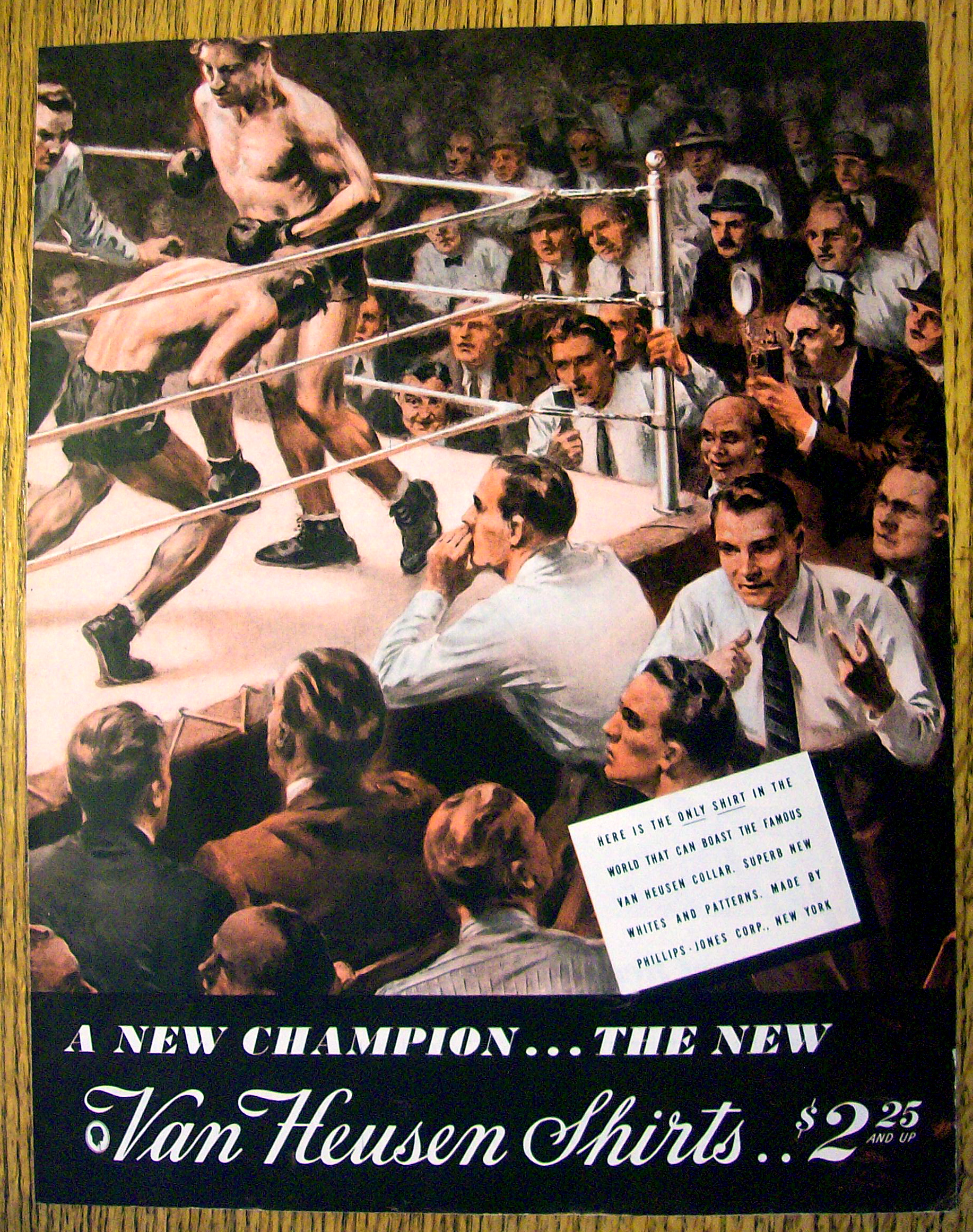 1942 Van Heusen Shirts with the New Champion
