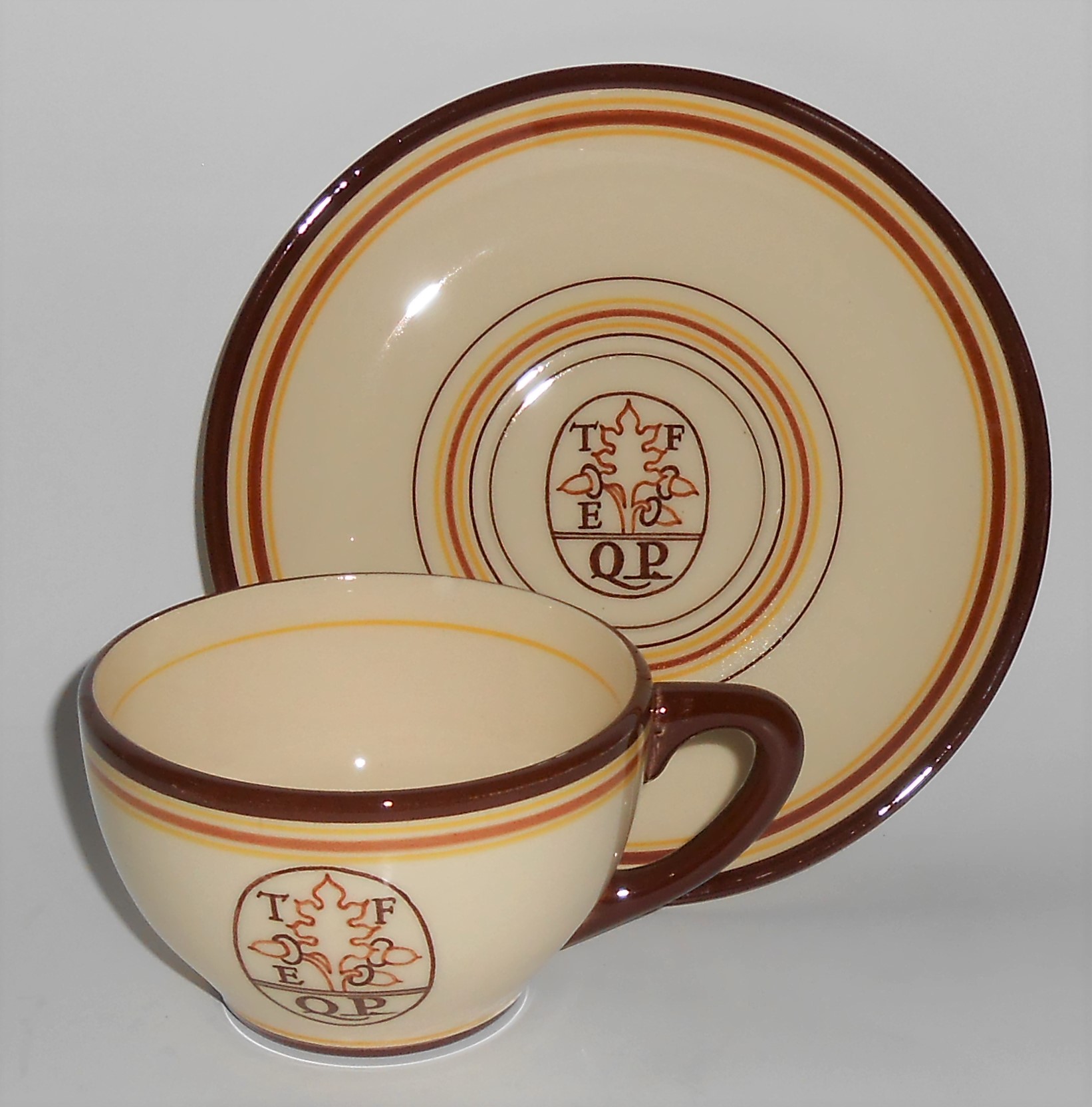 Franciscan Pottery Catalina Rancho Padua Custom Logo