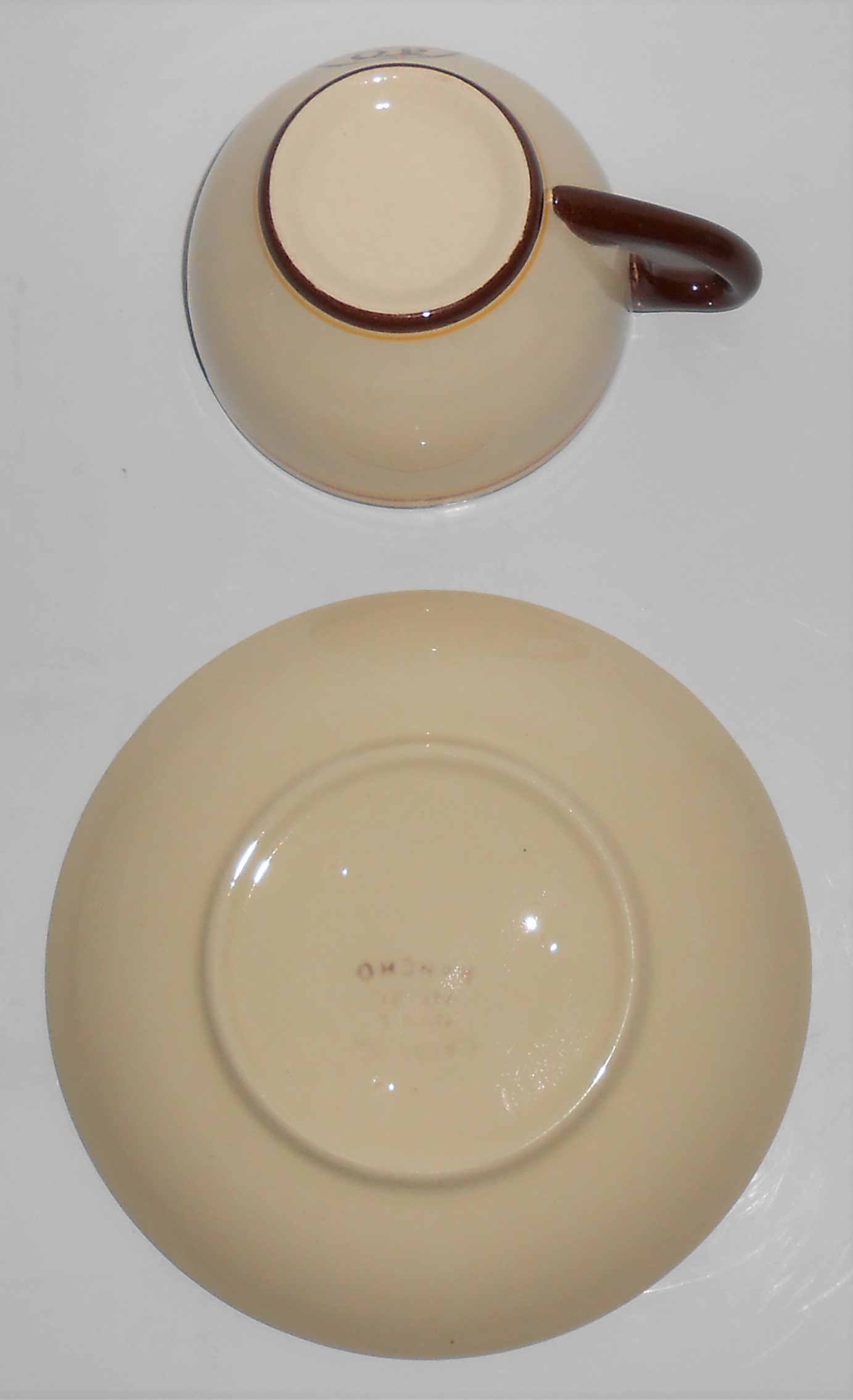 Franciscan Pottery Catalina Rancho Padua Custom Logo