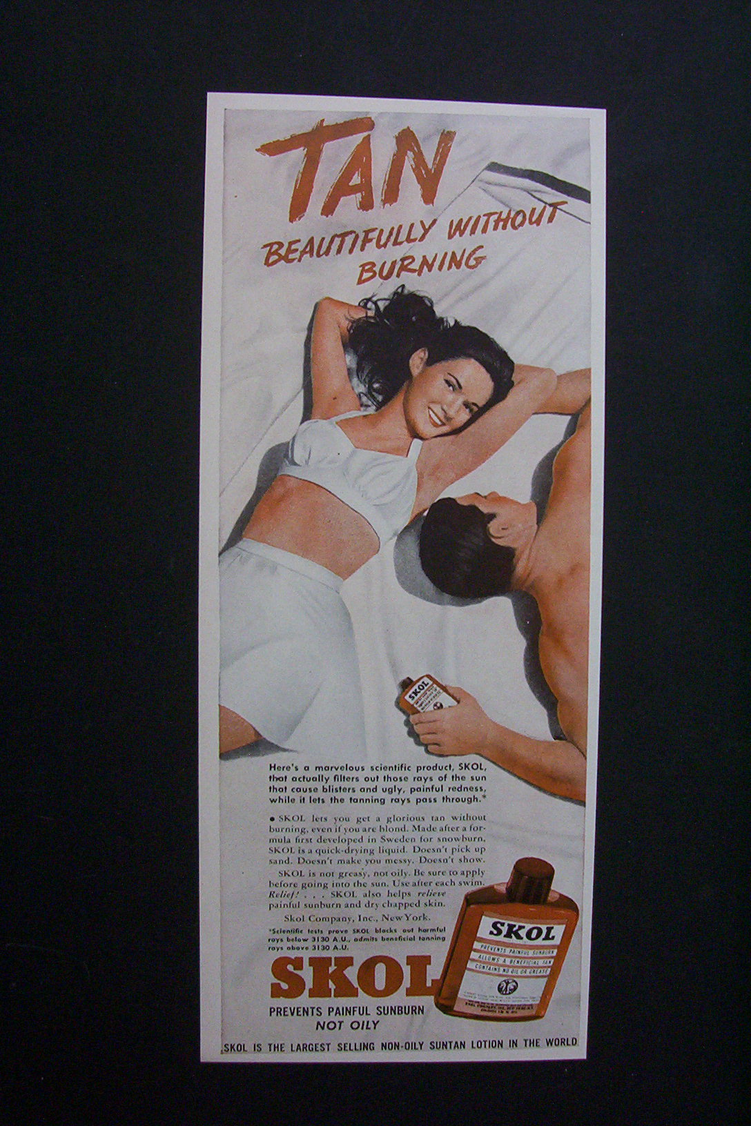 1941 Dual Ad: Skol Lotion & Spam