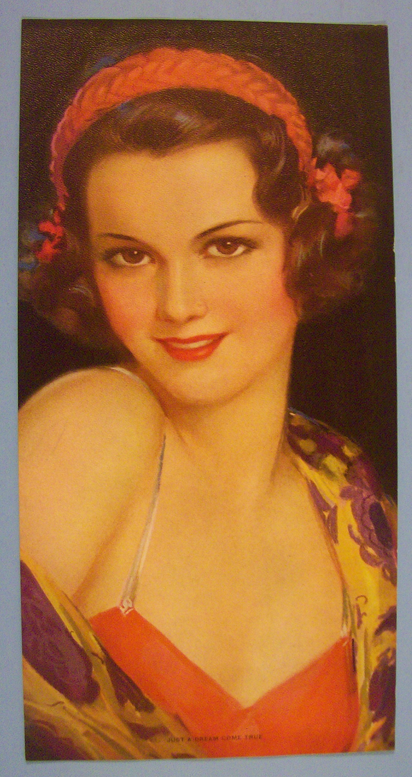 Colortype Picture 1930's Just A Dream Come True
