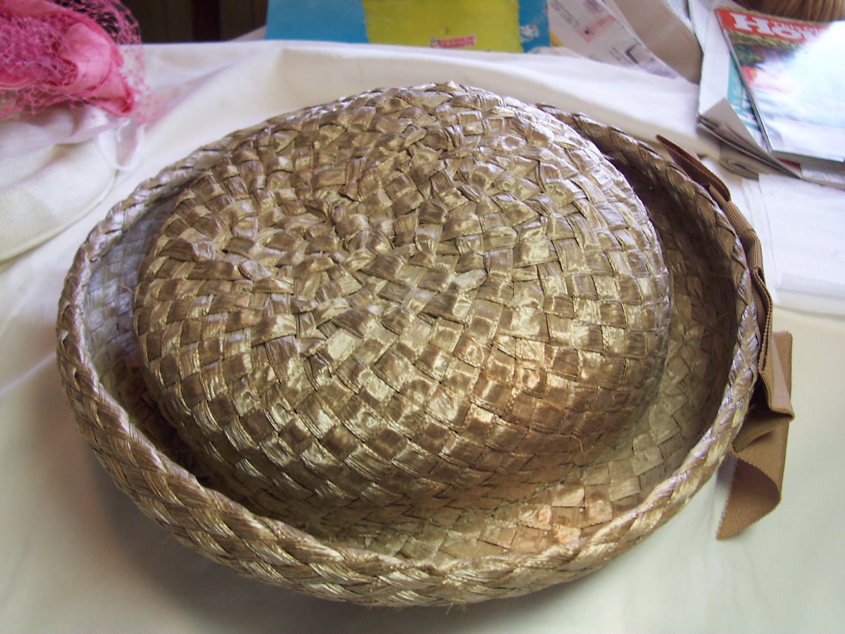 Vintage Woven Hat United Hatters Turned Brim