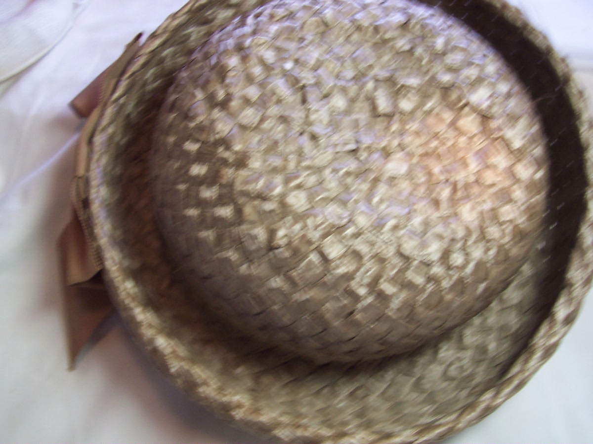 Vintage Woven Hat United Hatters Turned Brim